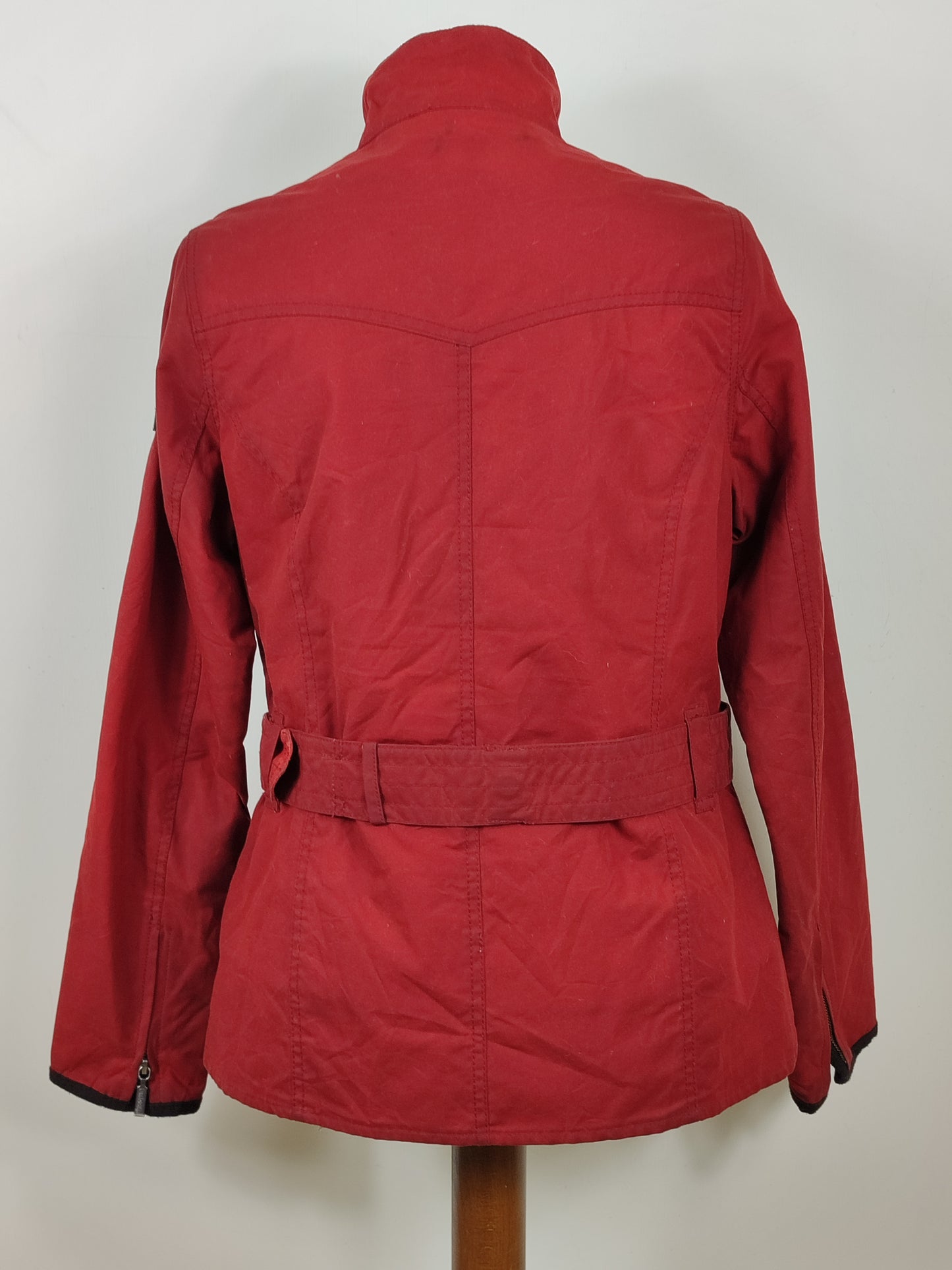 Giacca Barbour International Donna rosso Medium UK12 -Lady International Red Jacket UK12
