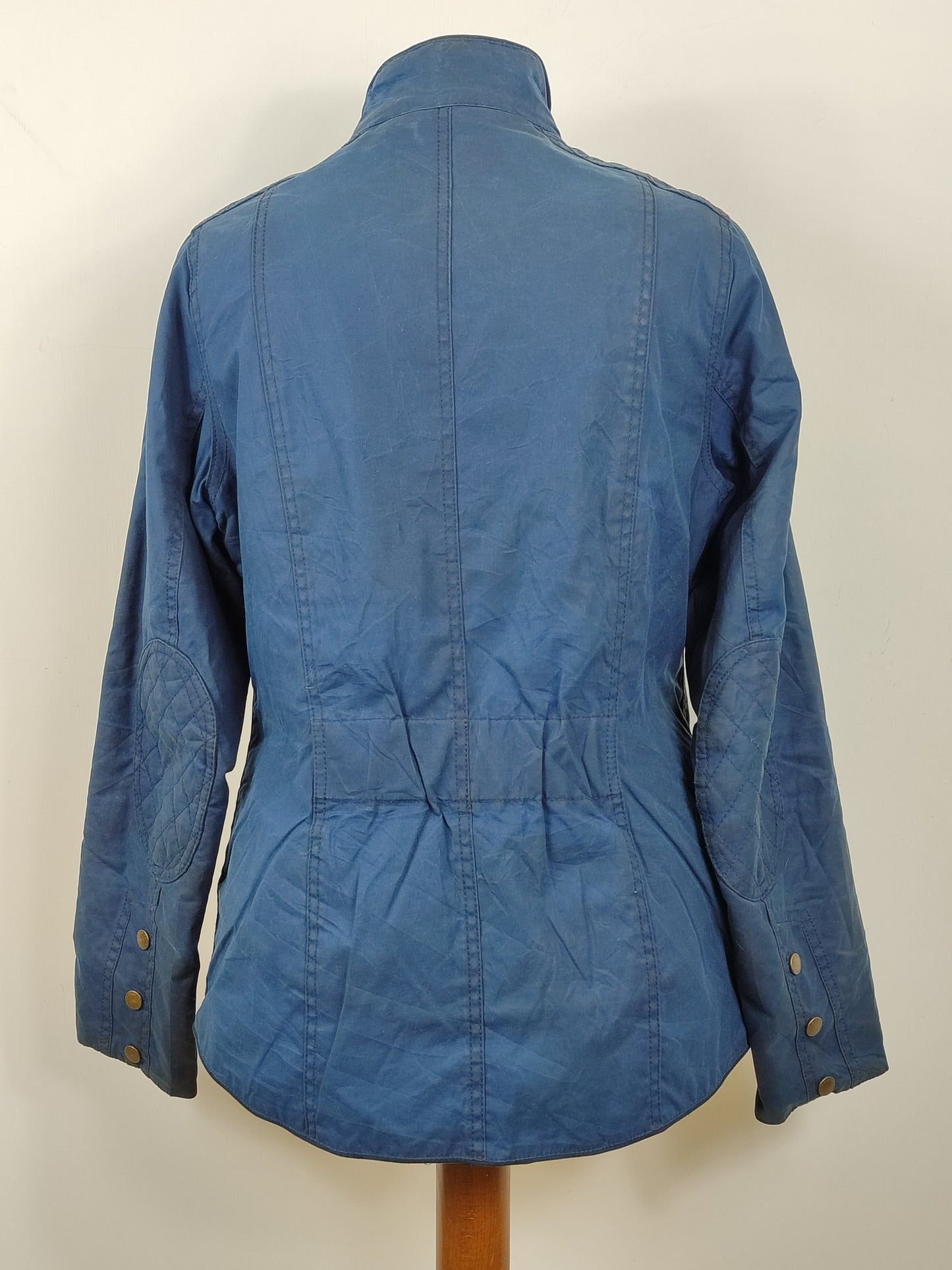 Giacca Barbour da donna invernale blu UK10 Small Blue Lady wax Brocklane jacket Small tg.40