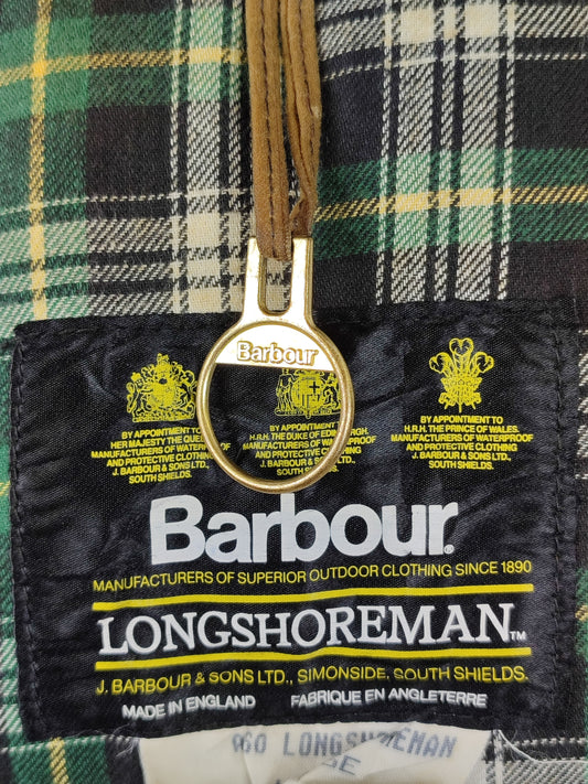 RARO Barbour Longshoreman Beige Large - Rare Vintage Longshoreman Jacket Sandstone size L
