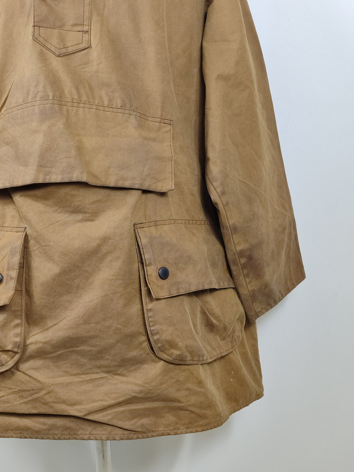 RARO Barbour Longshoreman Beige Large - Rare Vintage Longshoreman Jacket Sandstone size L
