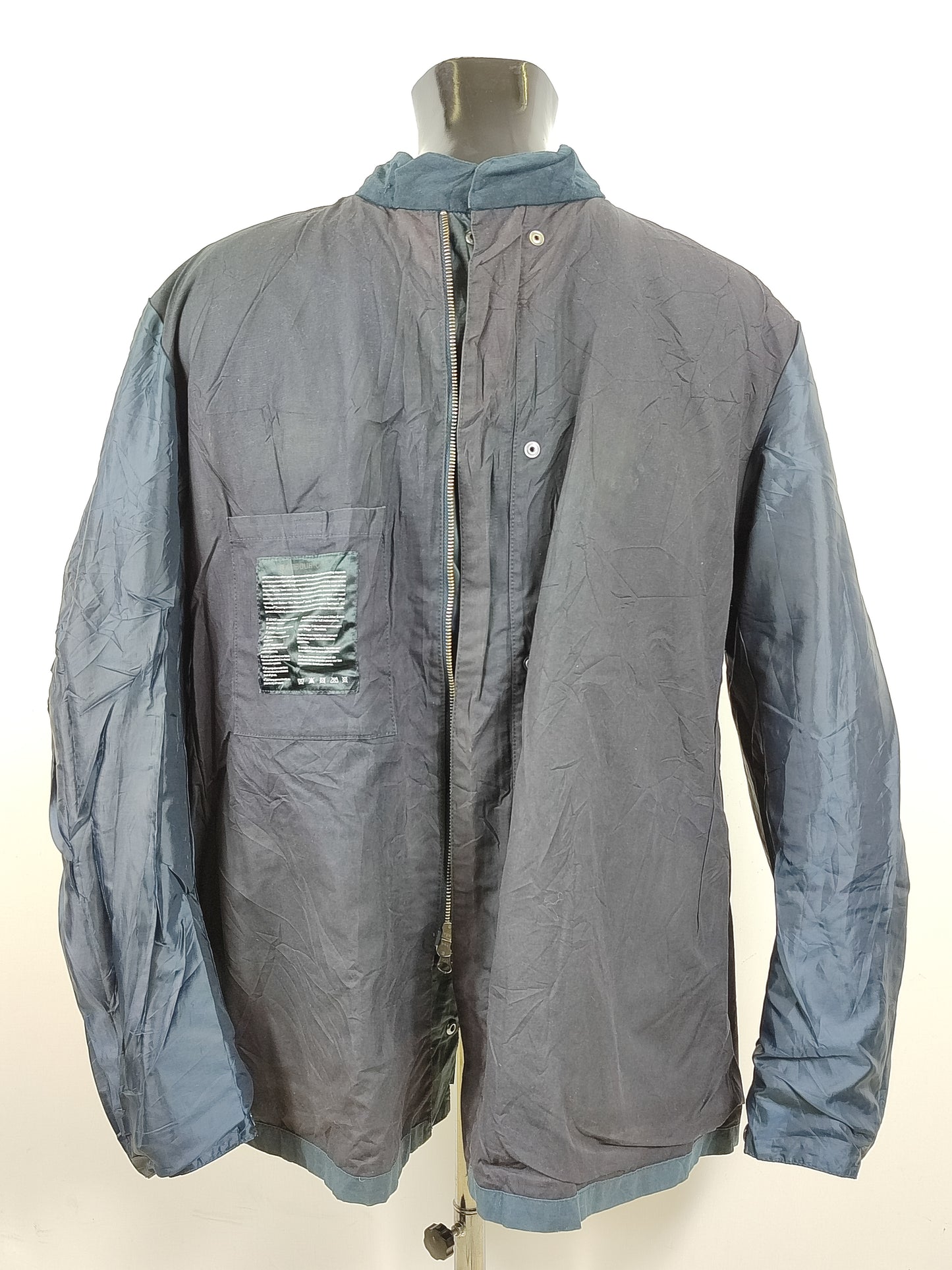 Giacca Barbour International Bede Blu XXL-Navy International Union Jacket Jacket Size XXL