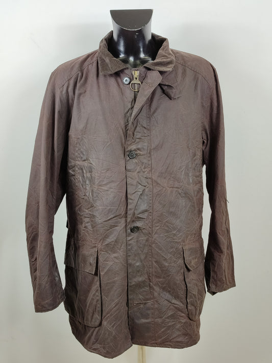Giacca Barbour da uomo cerata Challenger marrone XL- Man Brown Barbour Wax Challenger Coat size xl