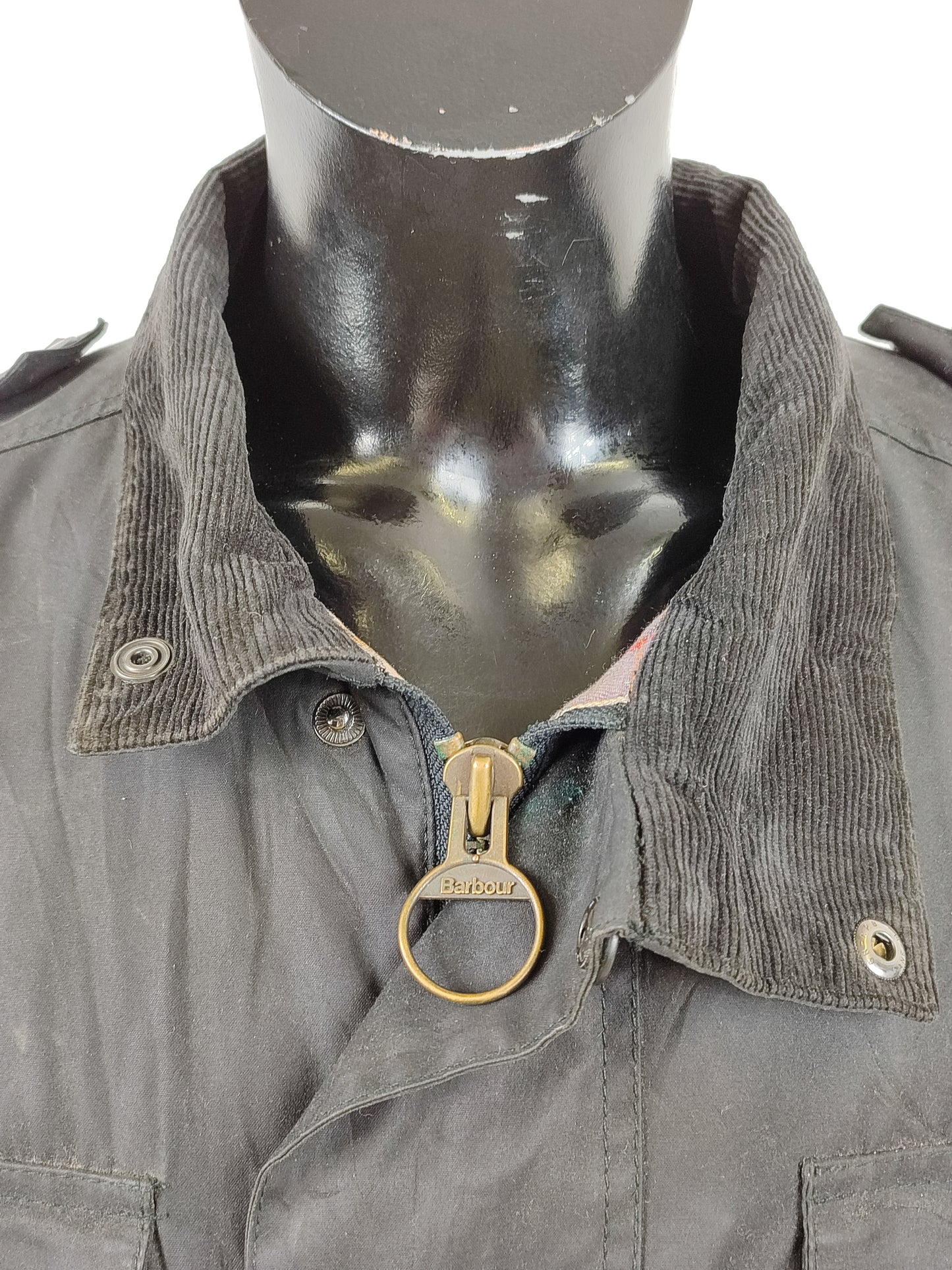 Giacca Barbour da uomo nero cerato Trooper XLarge - Man Trooper Wax Jacket size XL