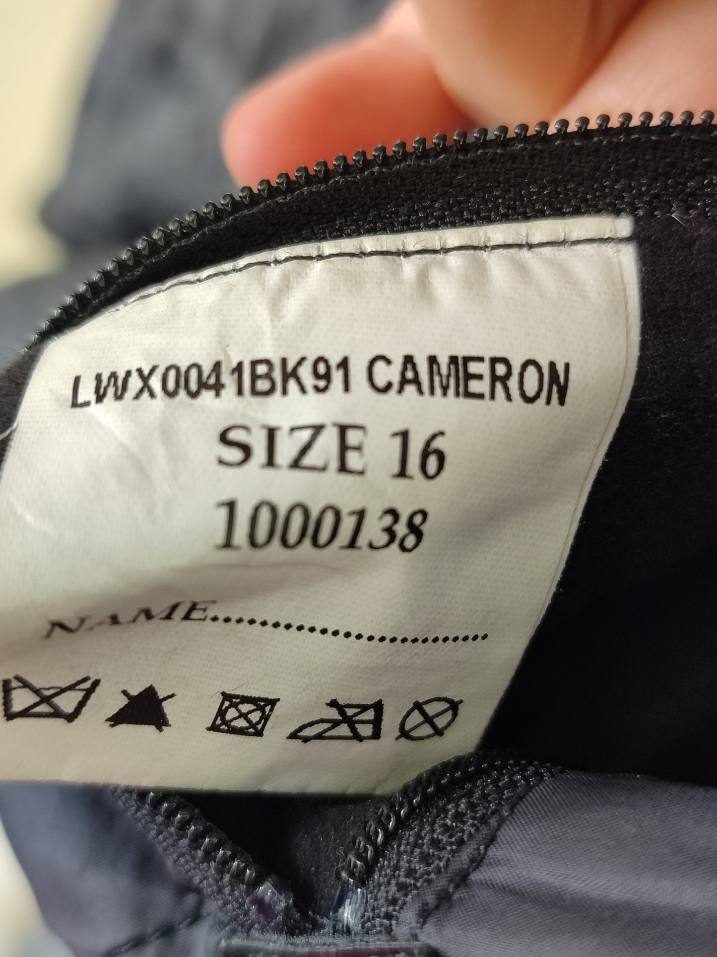 Giacca Barbour Nera Cerata Unisex Cameron tg.46 Uk16-Wax Black Cameron Jacket Size Uk16