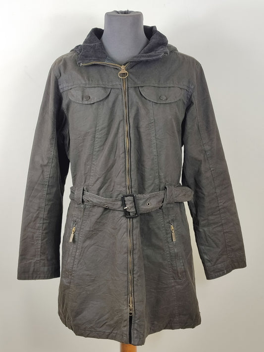 Giacca Barbour Nera Cerata Unisex Cameron tg.46 Uk16-Wax Black Cameron Jacket Size Uk16