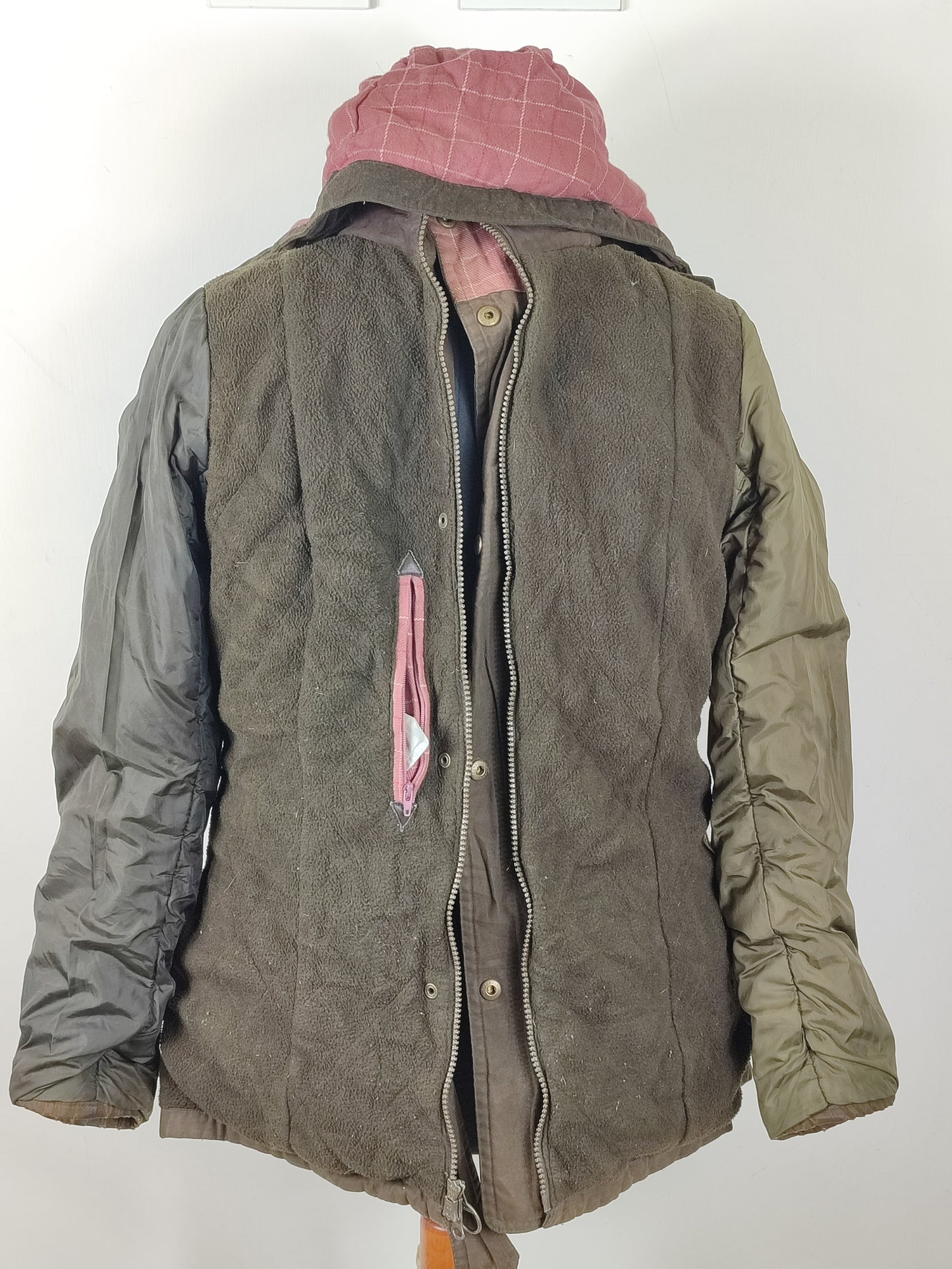 Barbour Giacca da donna oliva Medium Tg.44 Equine Lady Olive cotton jacket size uk14