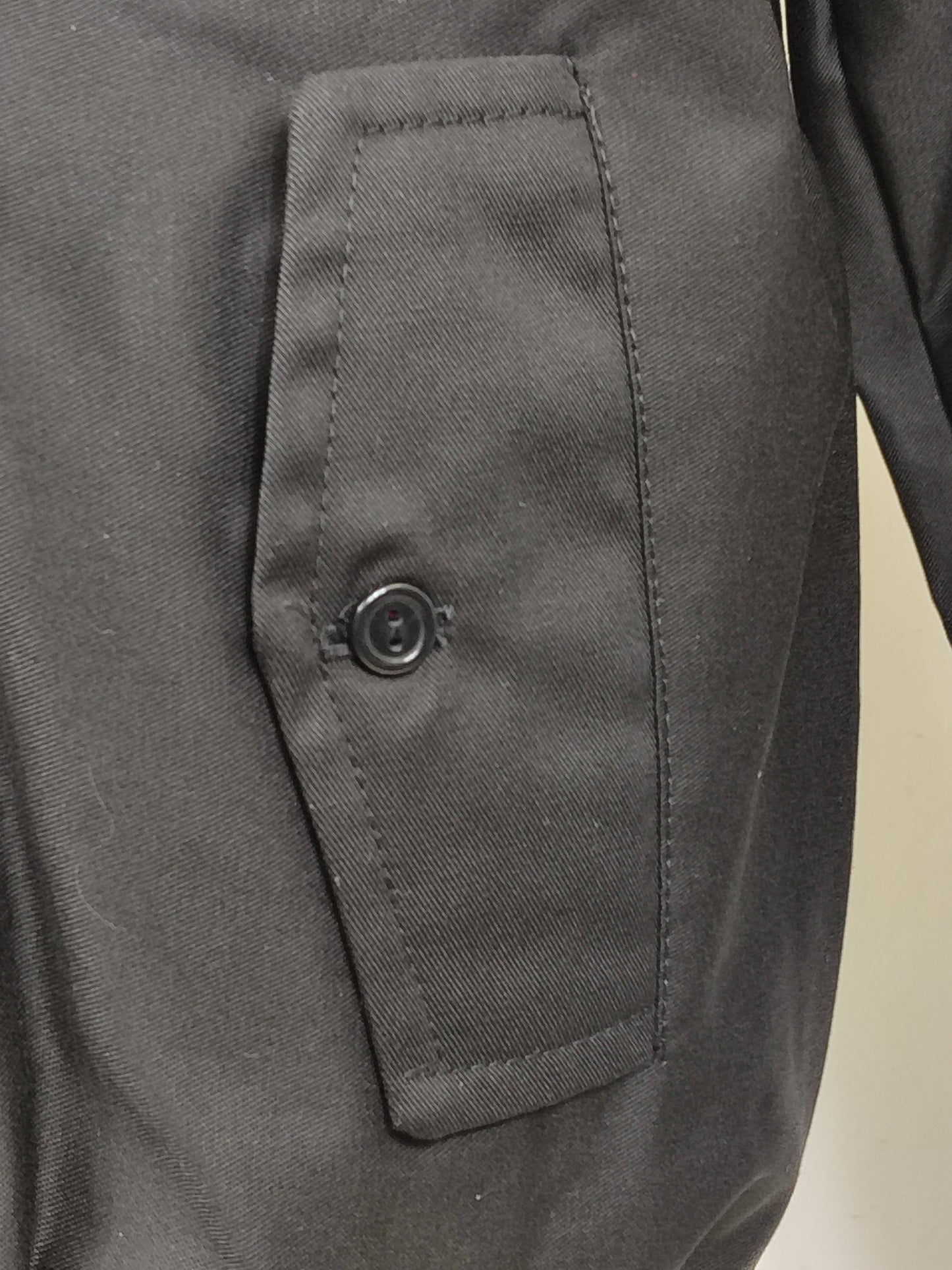 Giacca Harrington nera da uomo in cotone Made in England - Man Black Harrington Jacket