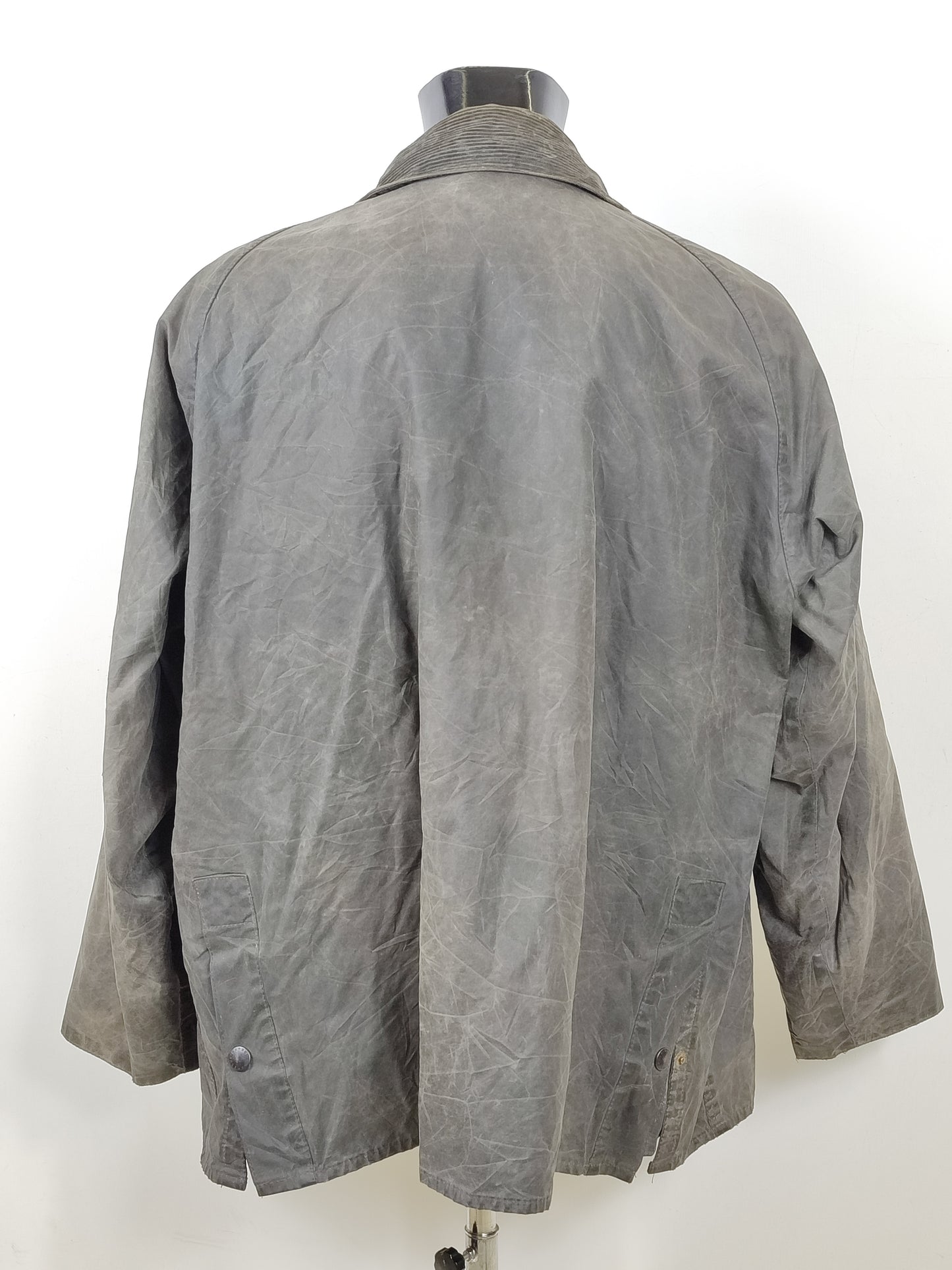 Barbour Giacca Bedale Uomo Blu Vintage C50/127 CM XXL Navy Waxed Bedale Vintage Jacket