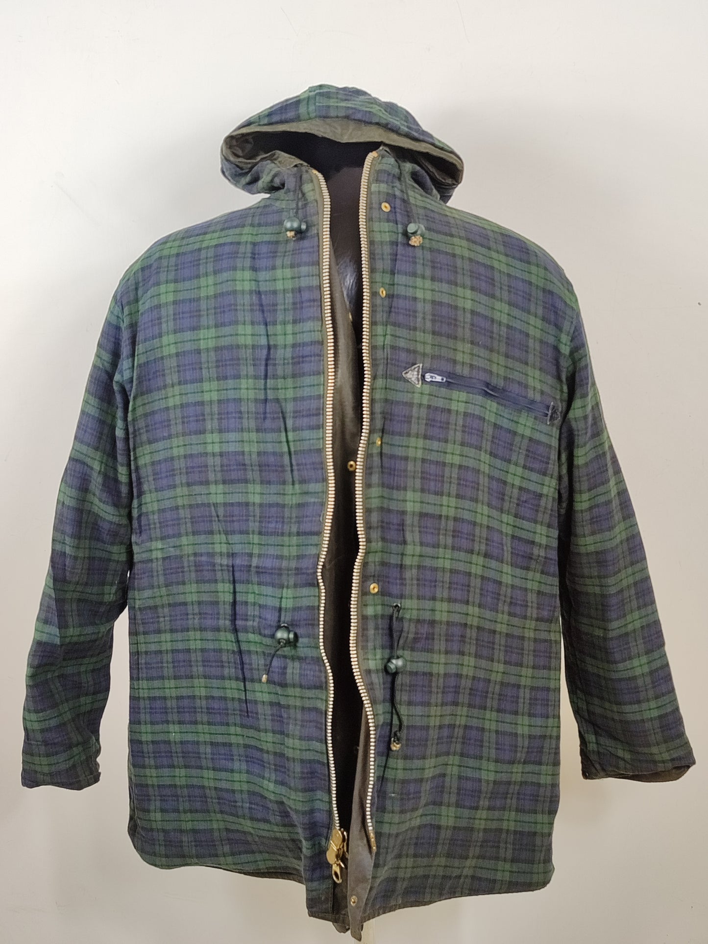 Giacca Barbour verde vintage Durham C40/102 cm- Waxed Durham green jacket Size M