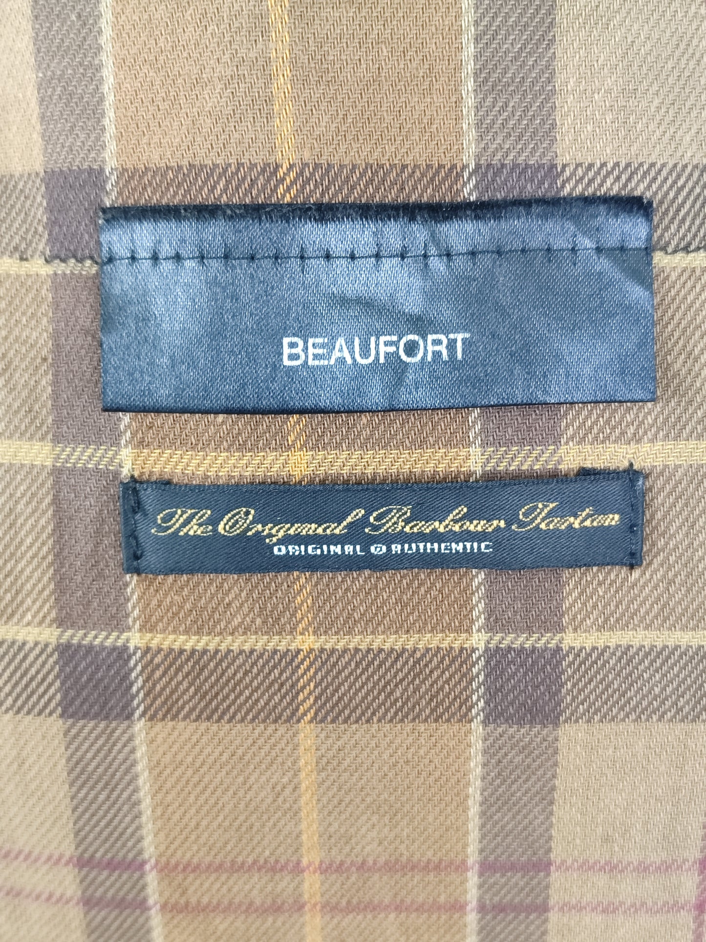 Barbour Giacca Beaufort vintage marrone C50/127 cm Brown Wax Beaufort jacket XXL