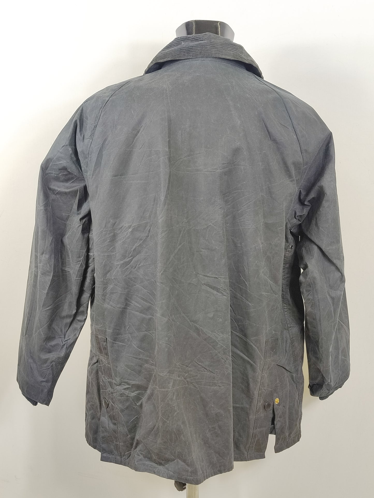 Barbour Bedale Uomo Vintage Blu C44/112 cm Man Bedale waxed Navy jacket Size Large
