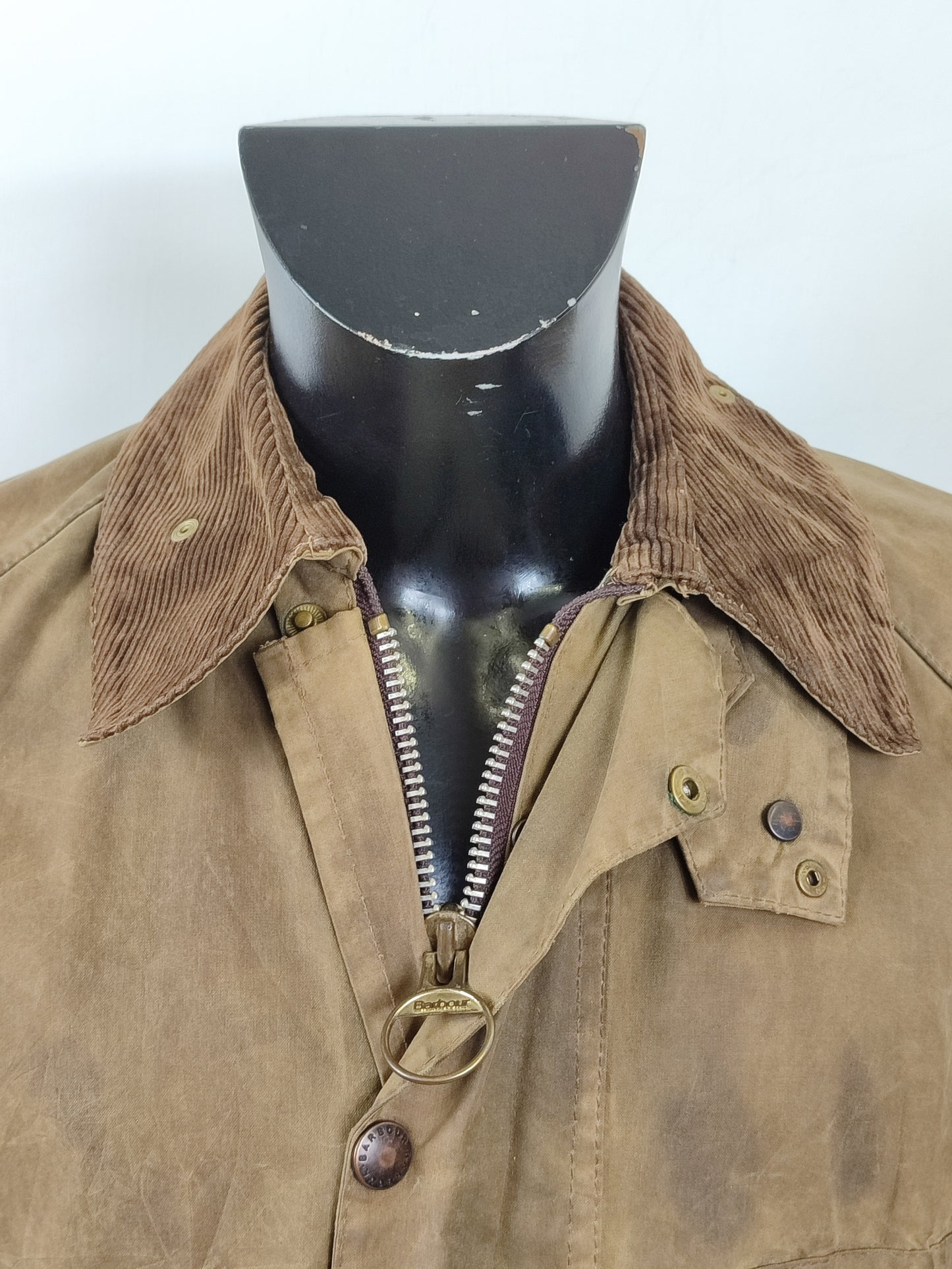 RARO Barbour Solway Zipper Cerato C36/91 cm Small Man Vintage Solway Zipper Jacket Size S