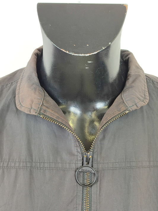 Giacca Barbour International corta nera Small-Black Casual Cager Short Jacket Size S