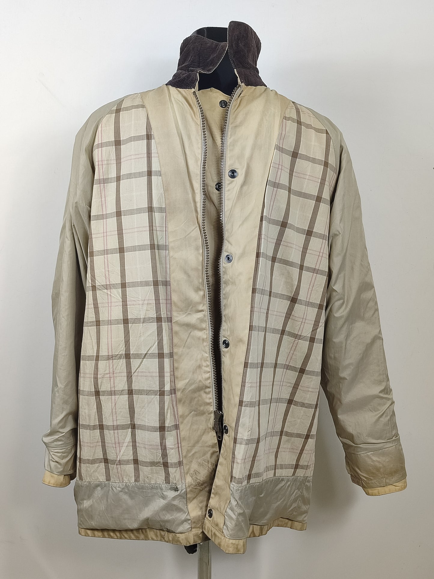 Giacca Barbour da uomo Summer Beaufort Beige Large Beige Summer Beaufort jacket L