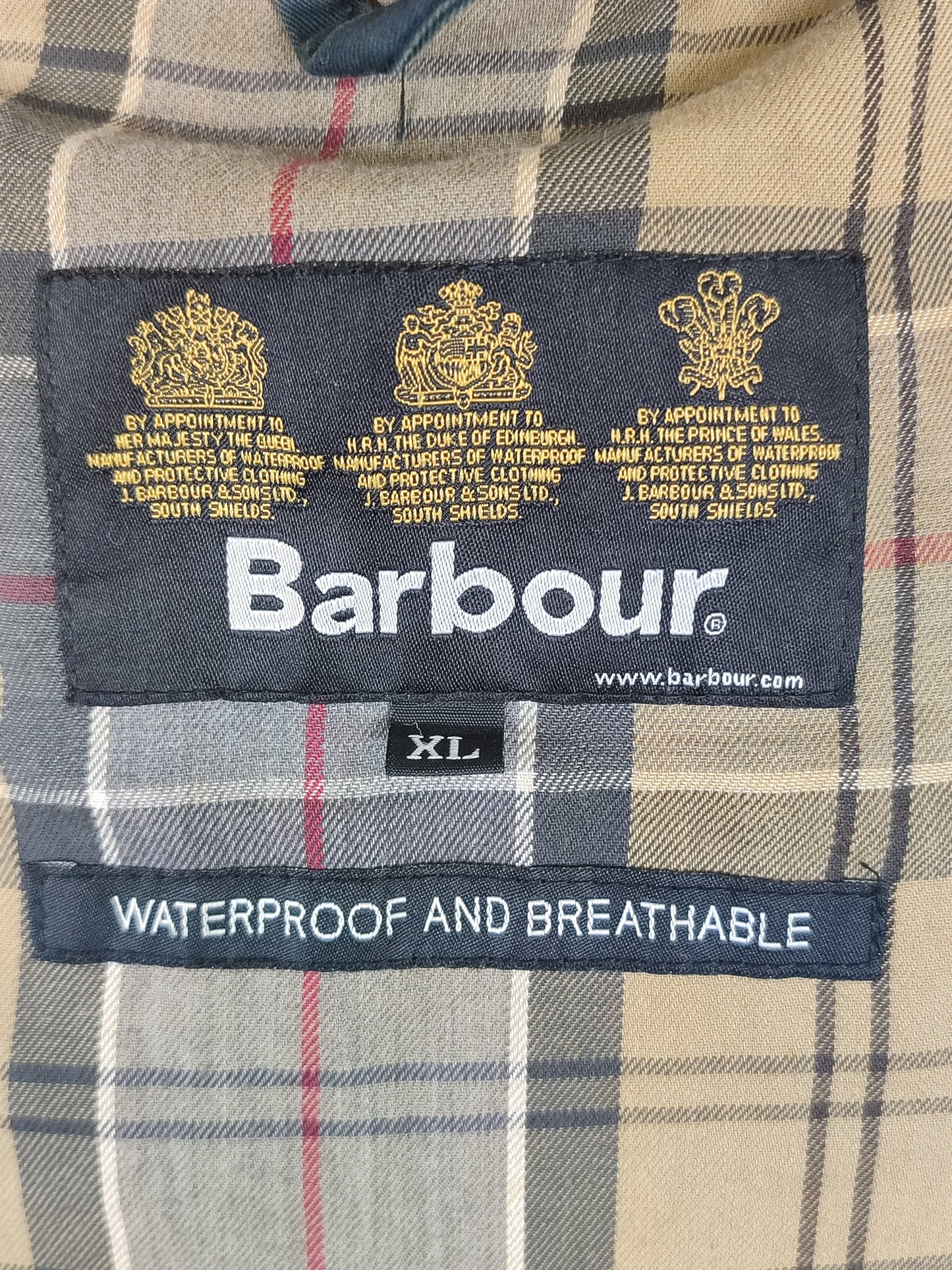 Giacca Barbour Lightweight Beaufort Blu XL  Man Navy Lightweight cotton jacket size XL