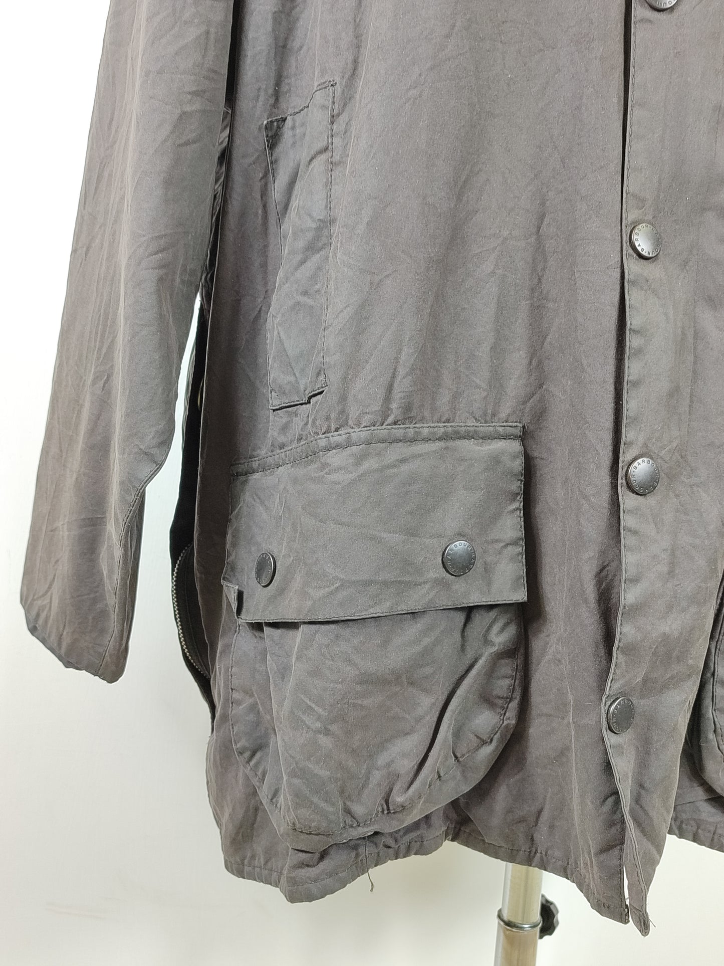 Barbour Giacca Beaufort nero cerato C46/117cm - Man Black Beaufort Waxed jacket size XL