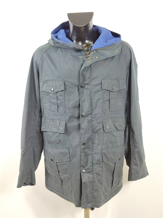 Giacca Barbour Blu Cavendish da uomo Large -Man Navy Cavendish Jacket size Large