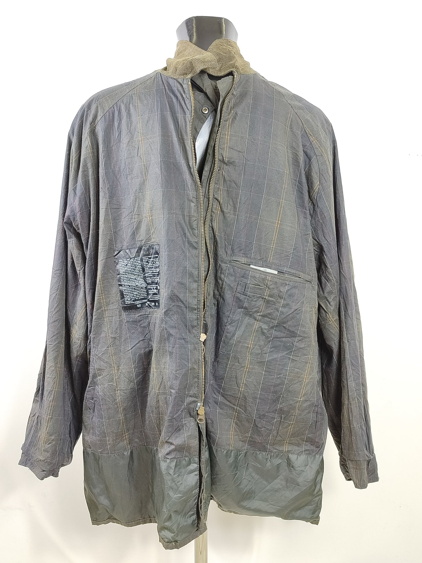 Giacca Barbour Cerata Verde Uomo XXLarge Man Beaumont Green Wax Light Jacket Size 2xL
