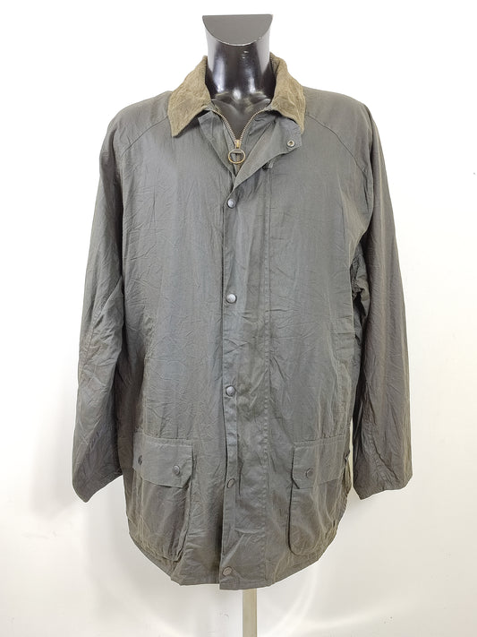 Giacca Barbour Cerata Verde Uomo XXLarge Man Beaumont Green Wax Light Jacket Size 2xL
