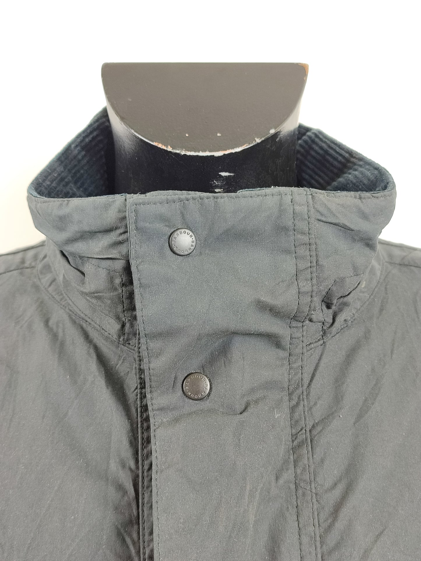 Barbour Giacca da Uomo Impermeabile blu 3XL Man Navy Waterproof Woodfold Jacket XXXL