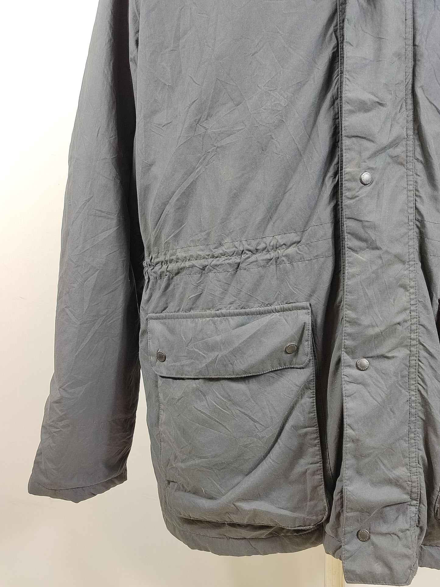 Barbour Giacca da Uomo Impermeabile blu 3XL Man Navy Waterproof Woodfold Jacket XXXL