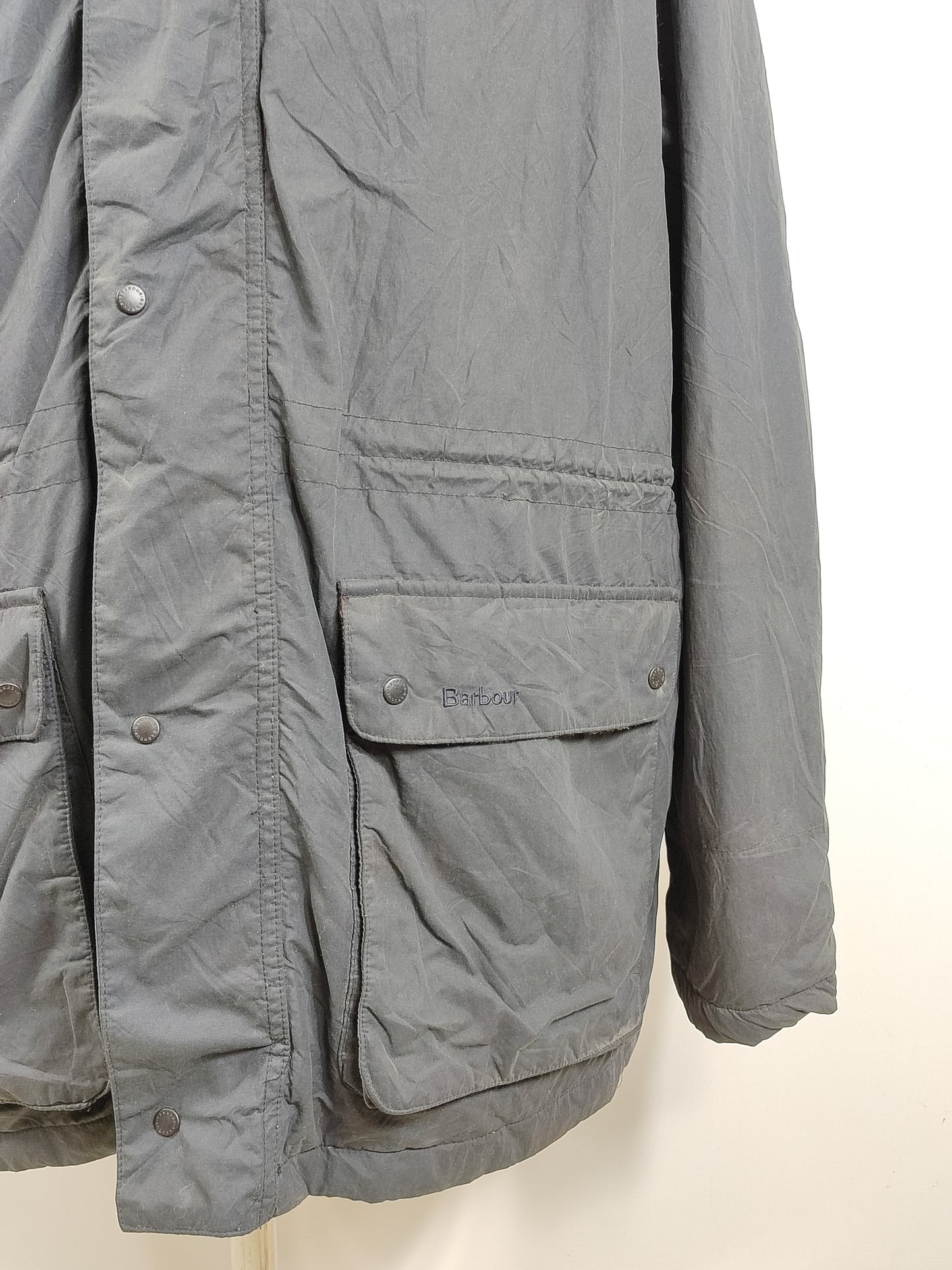 Barbour Giacca da Uomo Impermeabile blu 3XL Man Navy Waterproof Woodfold Jacket XXXL