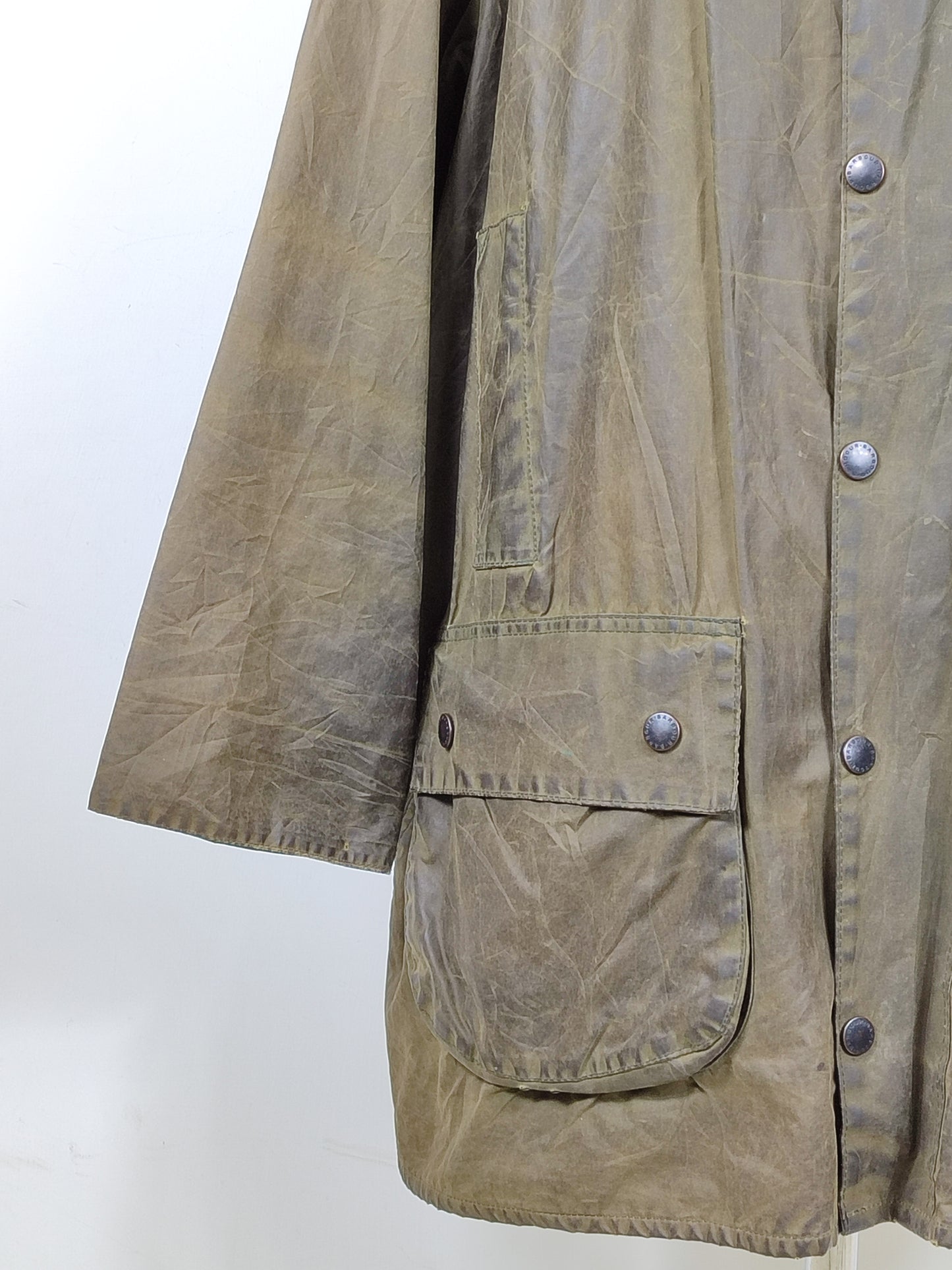 Barbour Gamefair Verde C48/122 cm Green Wax Vintage Gamefair Vintage Jacket  Size XXL