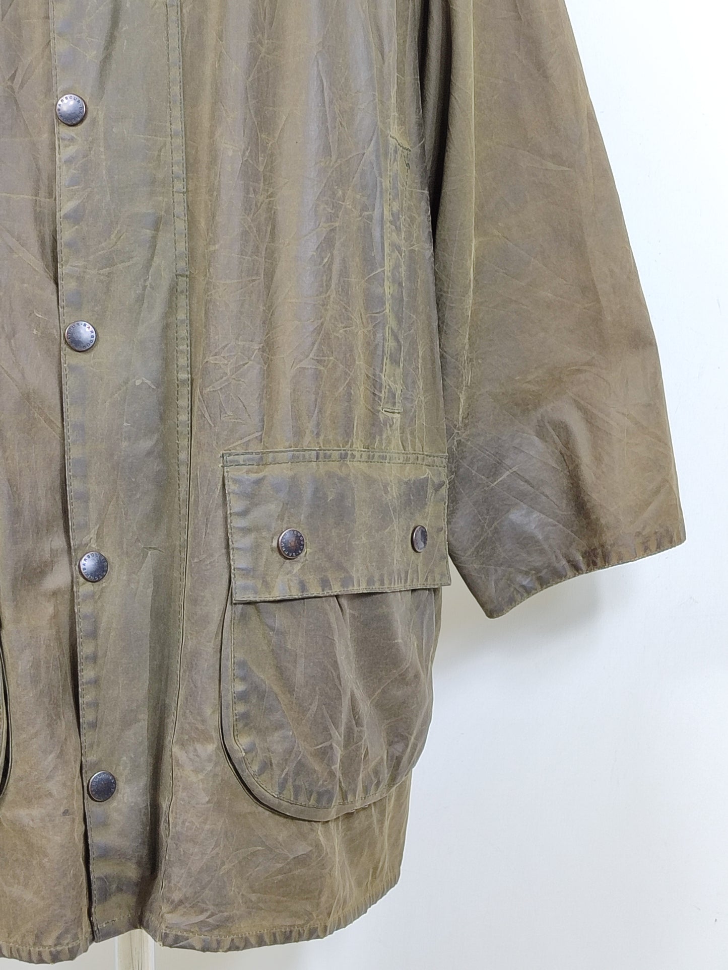 Barbour Gamefair Verde C48/122 cm Green Wax Vintage Gamefair Vintage Jacket  Size XXL