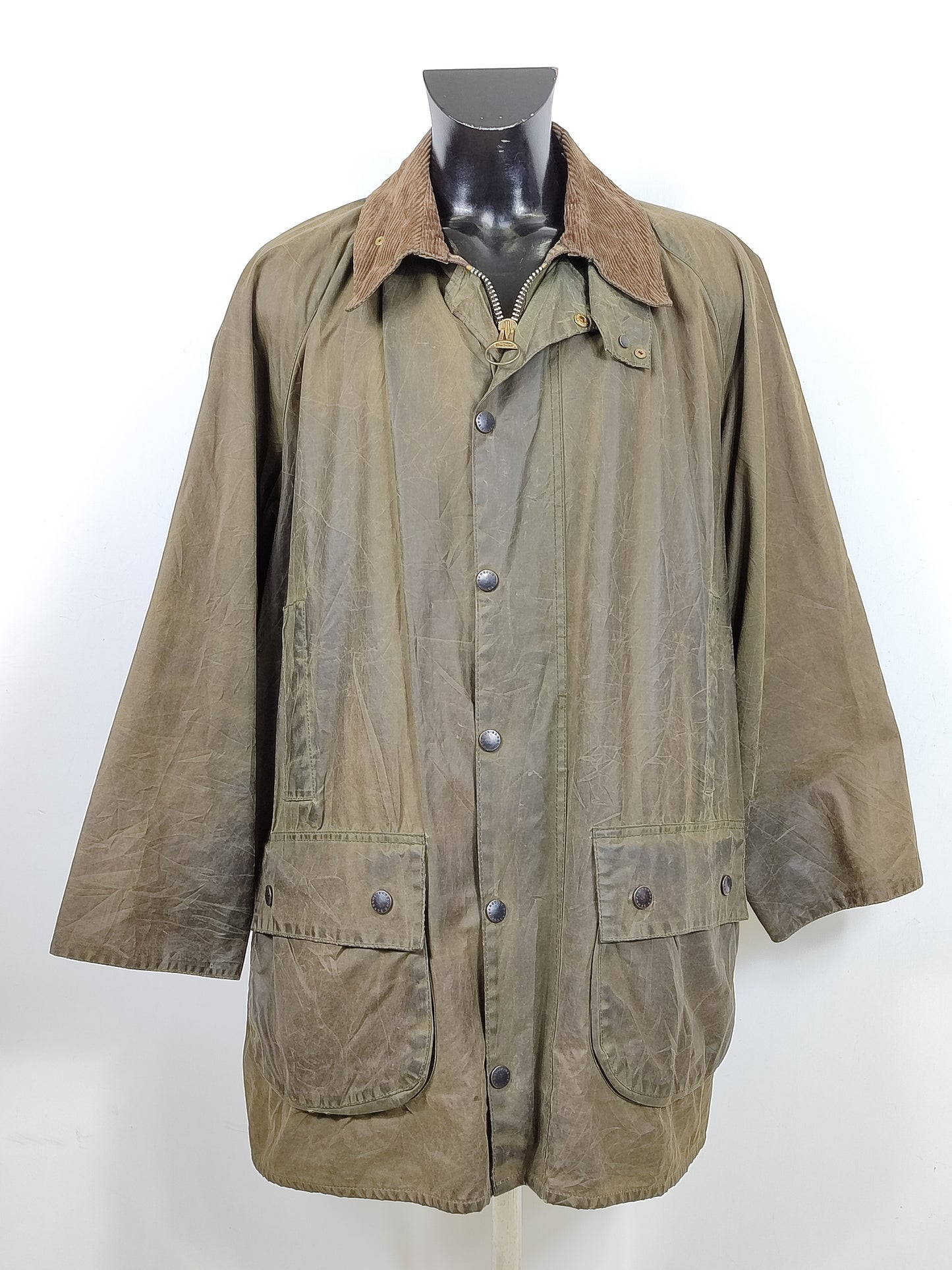 Barbour Gamefair Verde C48/122 cm Green Wax Vintage Gamefair Vintage Jacket  Size XXL