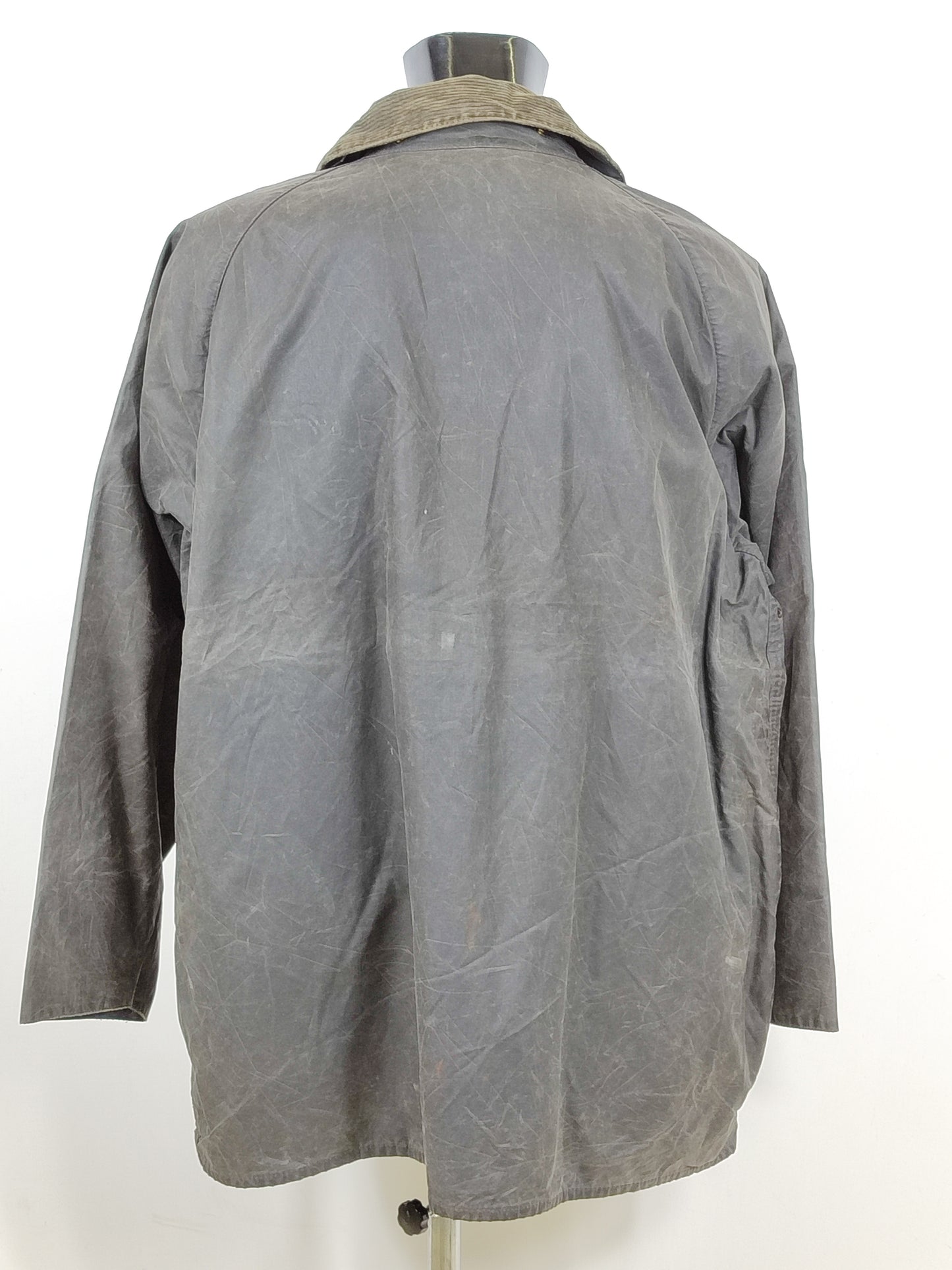 Barbour Giacca Beaufort blu vintage C48/122 cm Man Navy waxed Beaufort Jacket size XL - Shop In London
