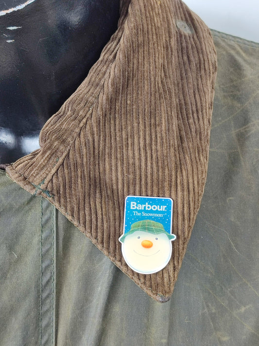 Spilla Barbour Pupazzo di Neve - Snowman Barbour Pin