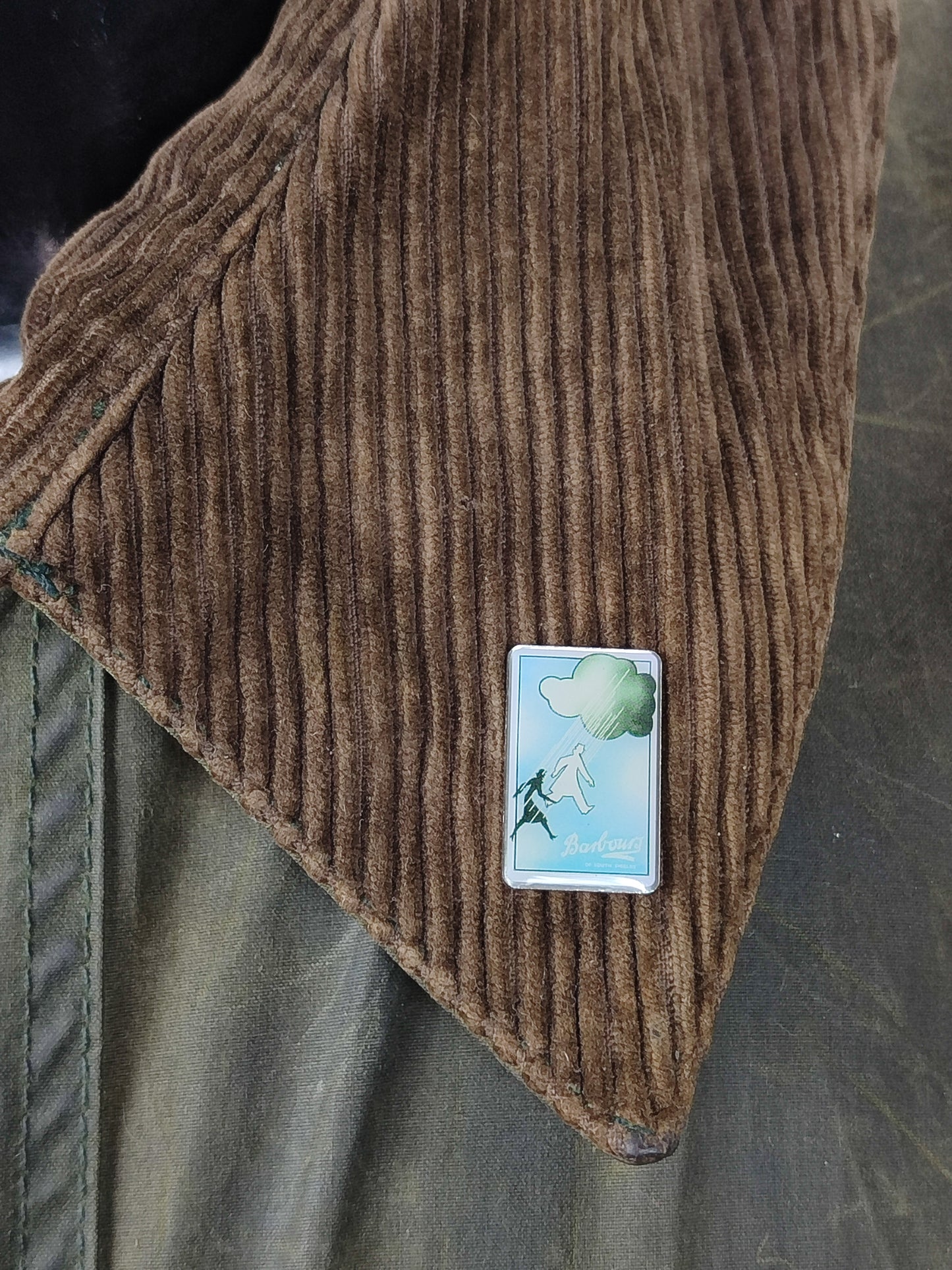 Spilla Barbour Vintage Rainclouds