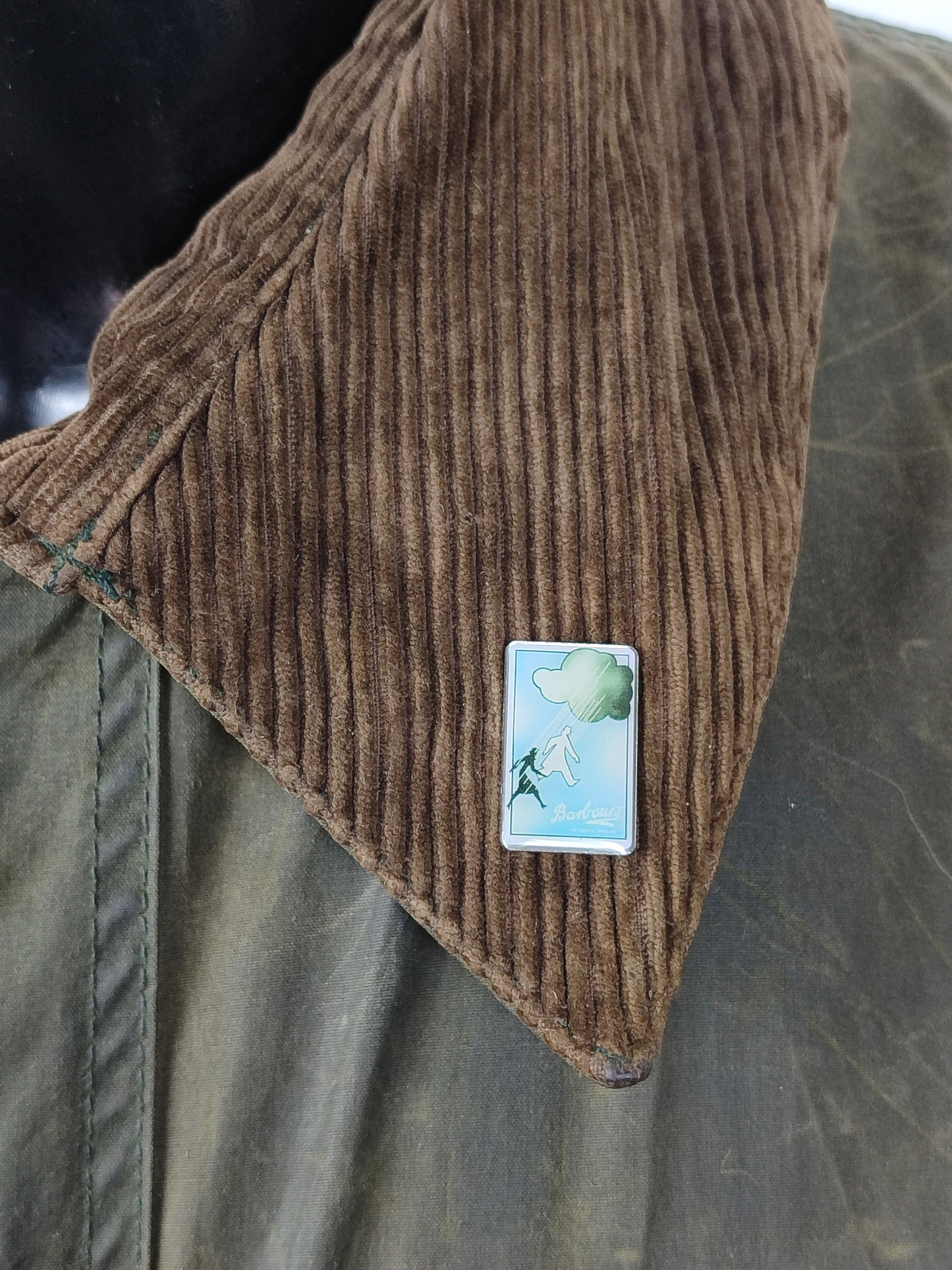 Spilla Barbour Vintage Rainclouds