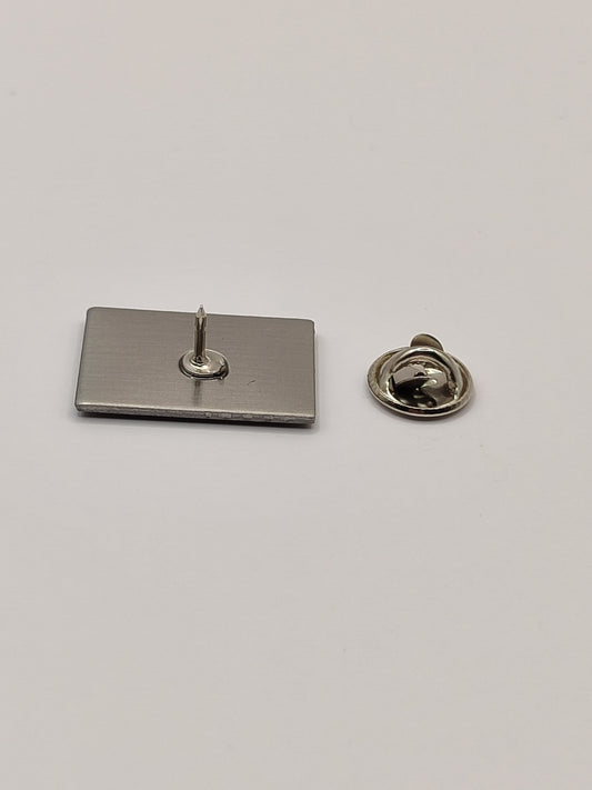 Spilla Barbour International con uomini in corsa - Men Driving motorcycle pin