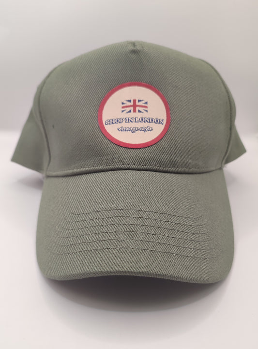 Cappello da Baseball in cotone verde Unisex taglia unica - Baseball cap in cotton green color