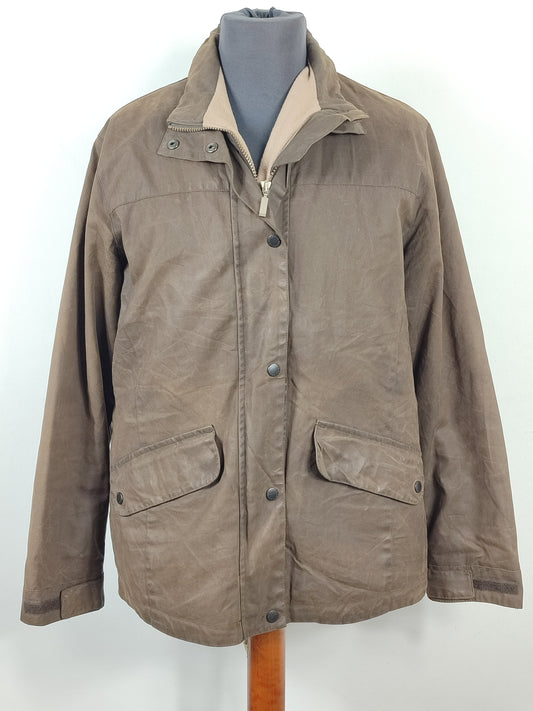 Giacca Barbour verde oliva Fulbourn Short UK16 tg. 44/46 Olive Fulbourn Short jacket size uk16