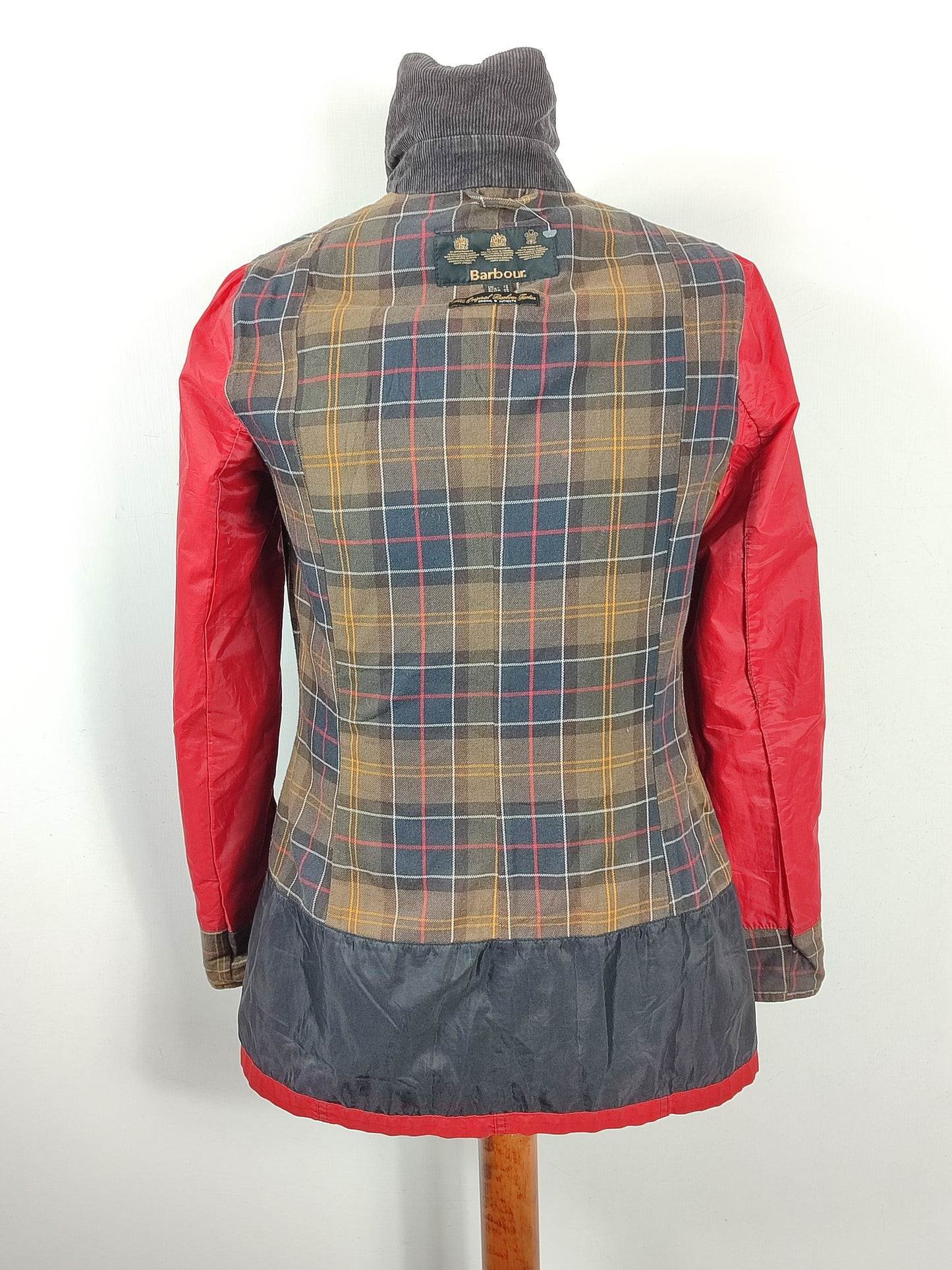 Giacca Barbour donna rosso Vintage Beadnell Uk 12 Medium-Lady Red Vintage Beadnell M