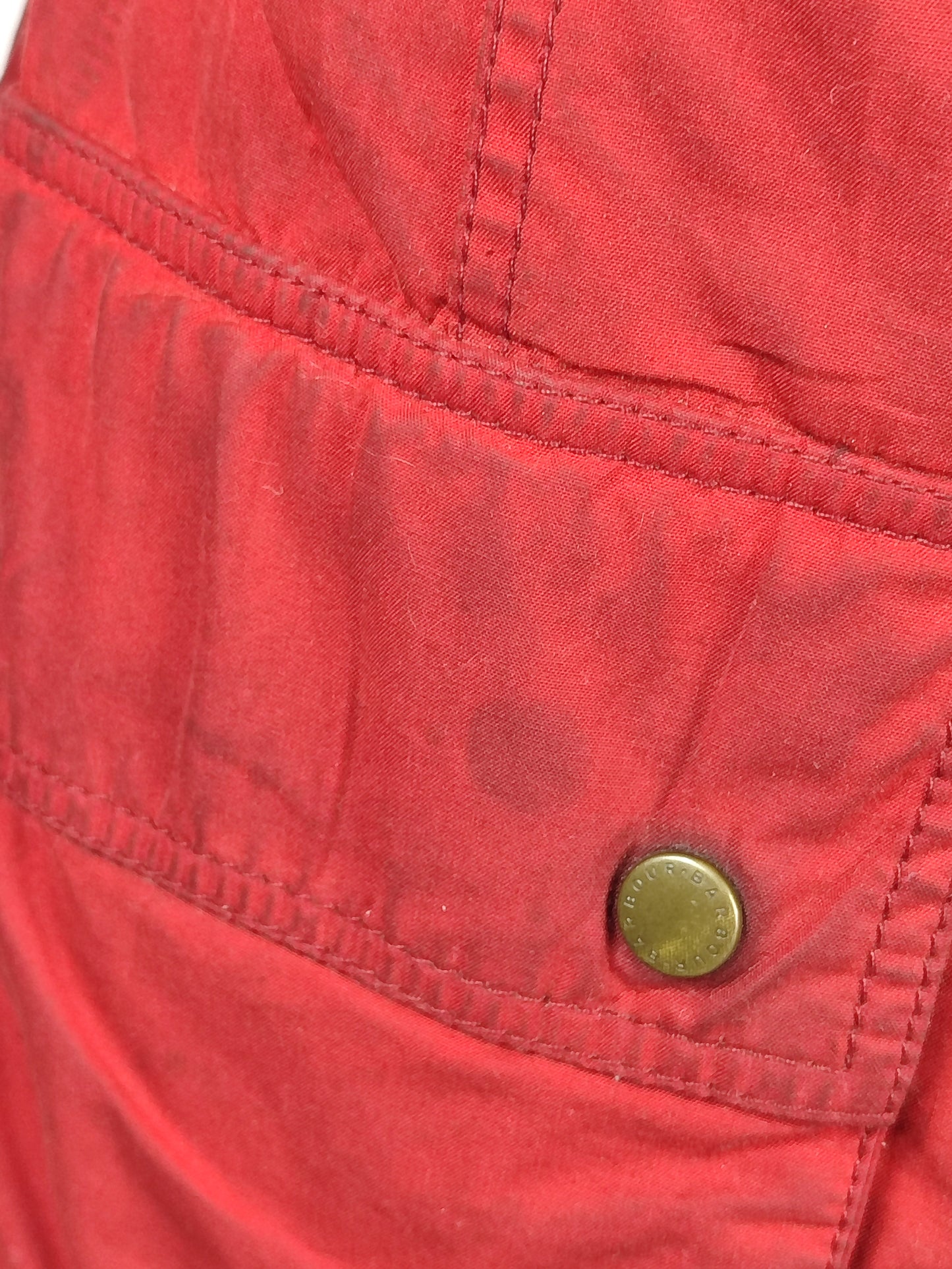Giacca Barbour donna rosso Vintage Beadnell Uk 12 Medium-Lady Red Vintage Beadnell M