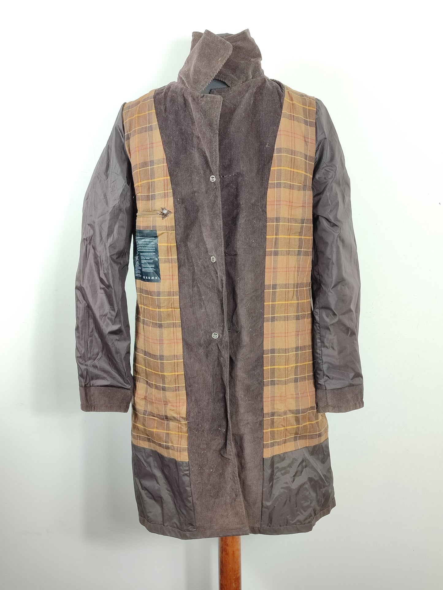 Trench Barbour marrone cerato donna Medium Uk14 - Georgina Wax Trench Jacket brown uk14
