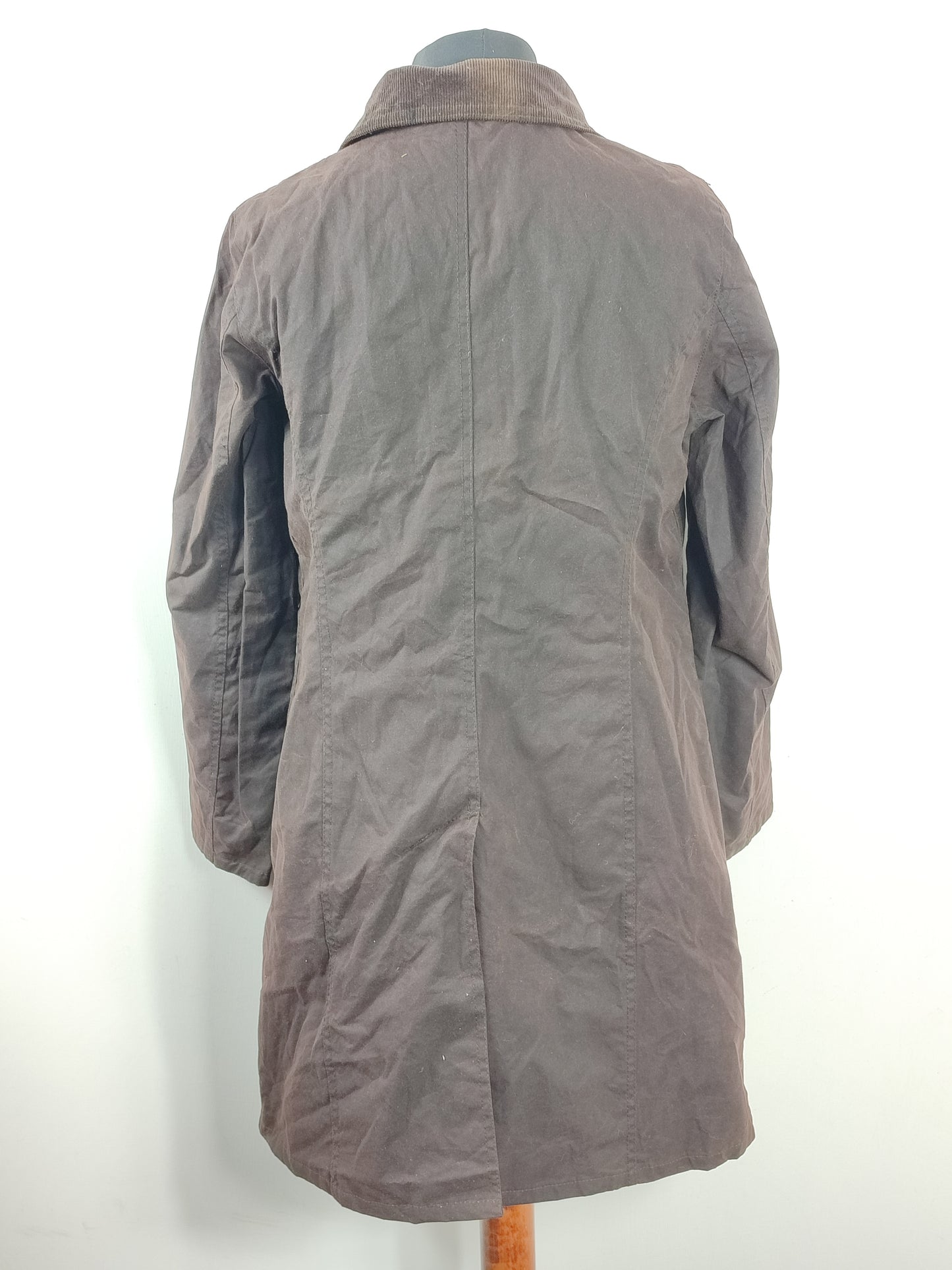 Trench Barbour marrone cerato donna Medium Uk14 - Georgina Wax Trench Jacket brown uk14