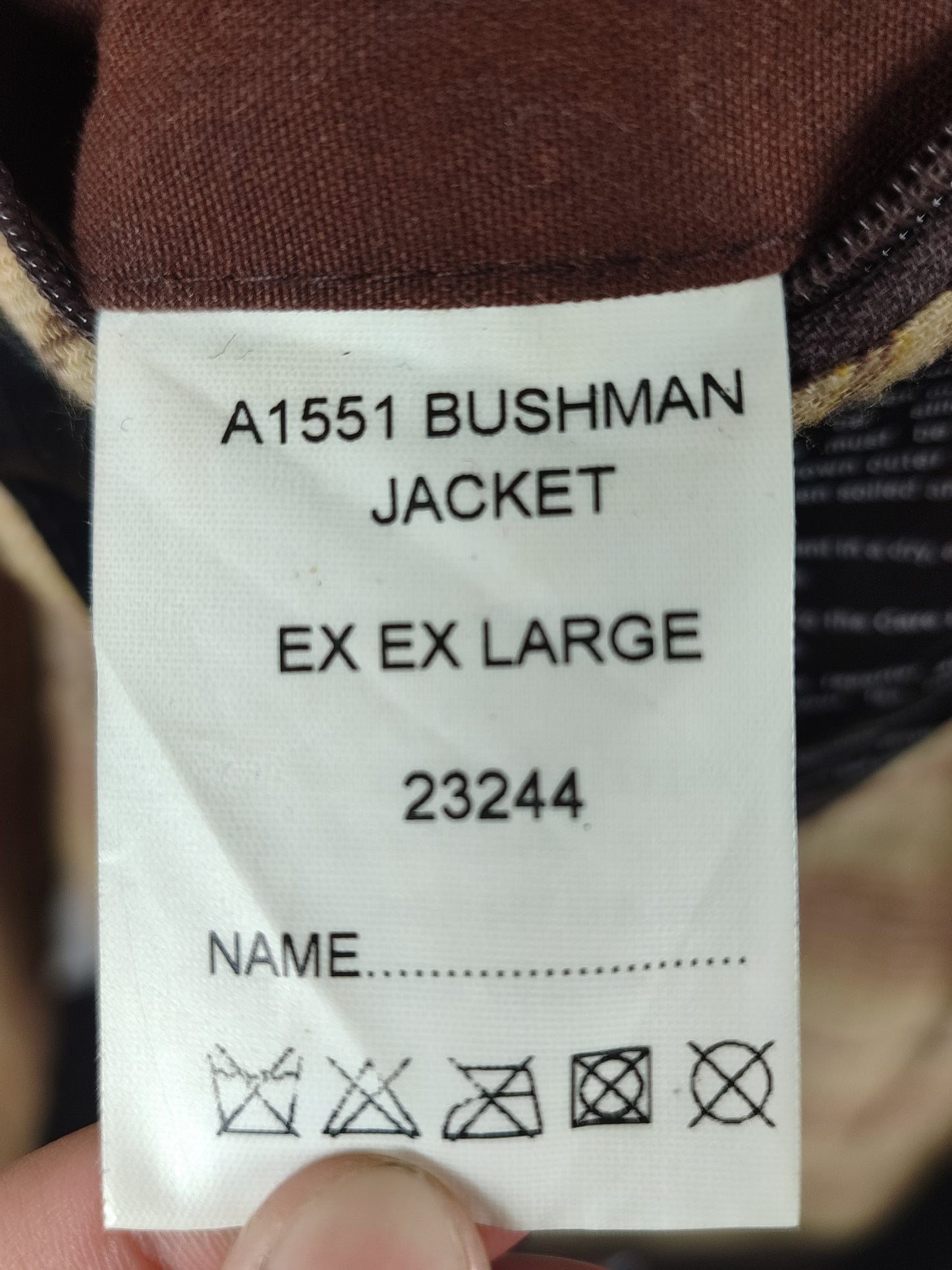 Barbour Giacca Uomo Bushman Marrone XXLarge- Man Wax Brown Bushman Jacket Size XXLarge