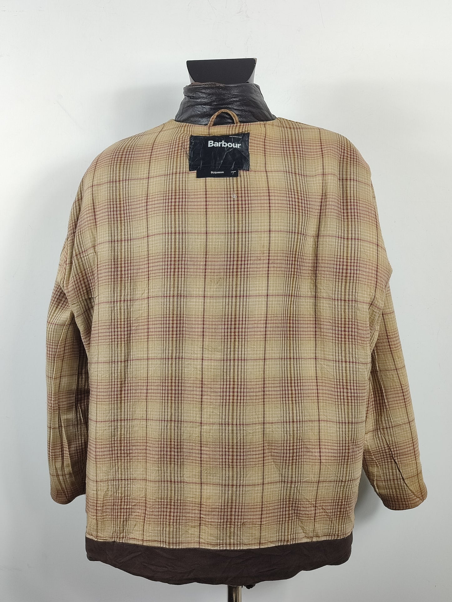 Barbour Giacca Uomo Bushman Marrone XXLarge- Man Wax Brown Bushman Jacket Size XXLarge