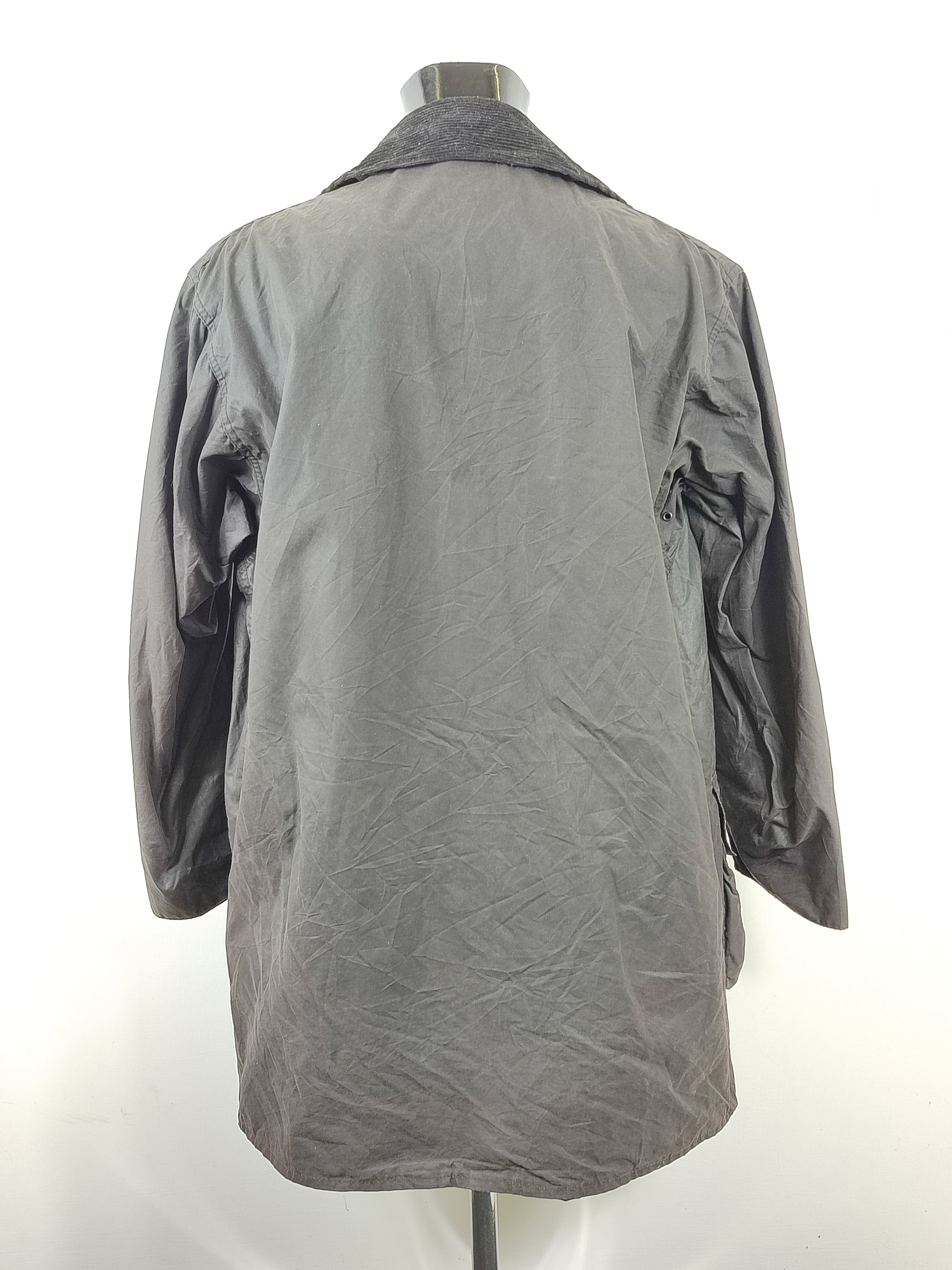 Barbour Border nero cotone Cerato C42 107 cm Black Border Wax Vintage Shop In London