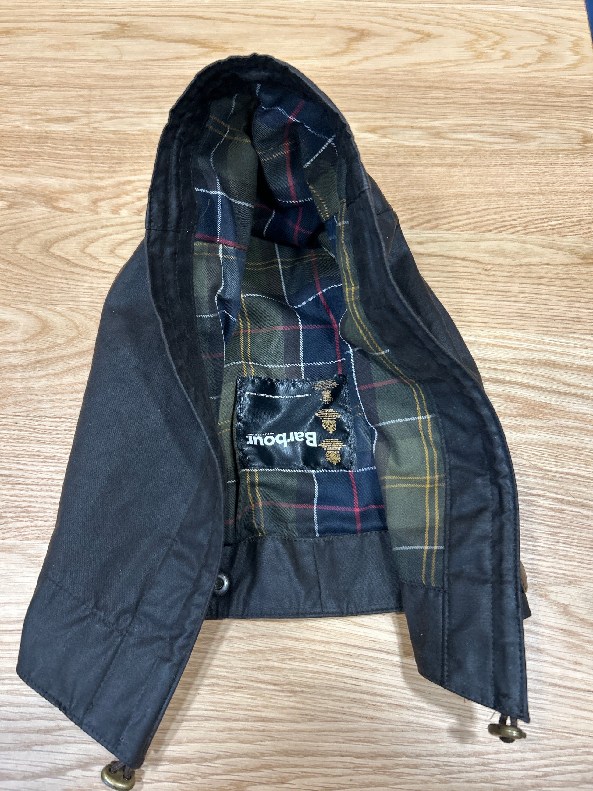 Cappuccio Barbour oliva DURACOTTON Taglia Unica -Oliva  Duracotton hood A137 - Shop In London