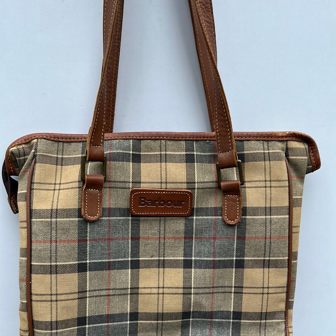 Borsa Barbour in tartan - Tartan Ladies Shopper Bag
