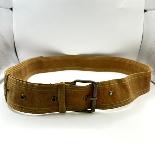 Cintura beige cerata per Barbour da moto - Sand wax replacement belt