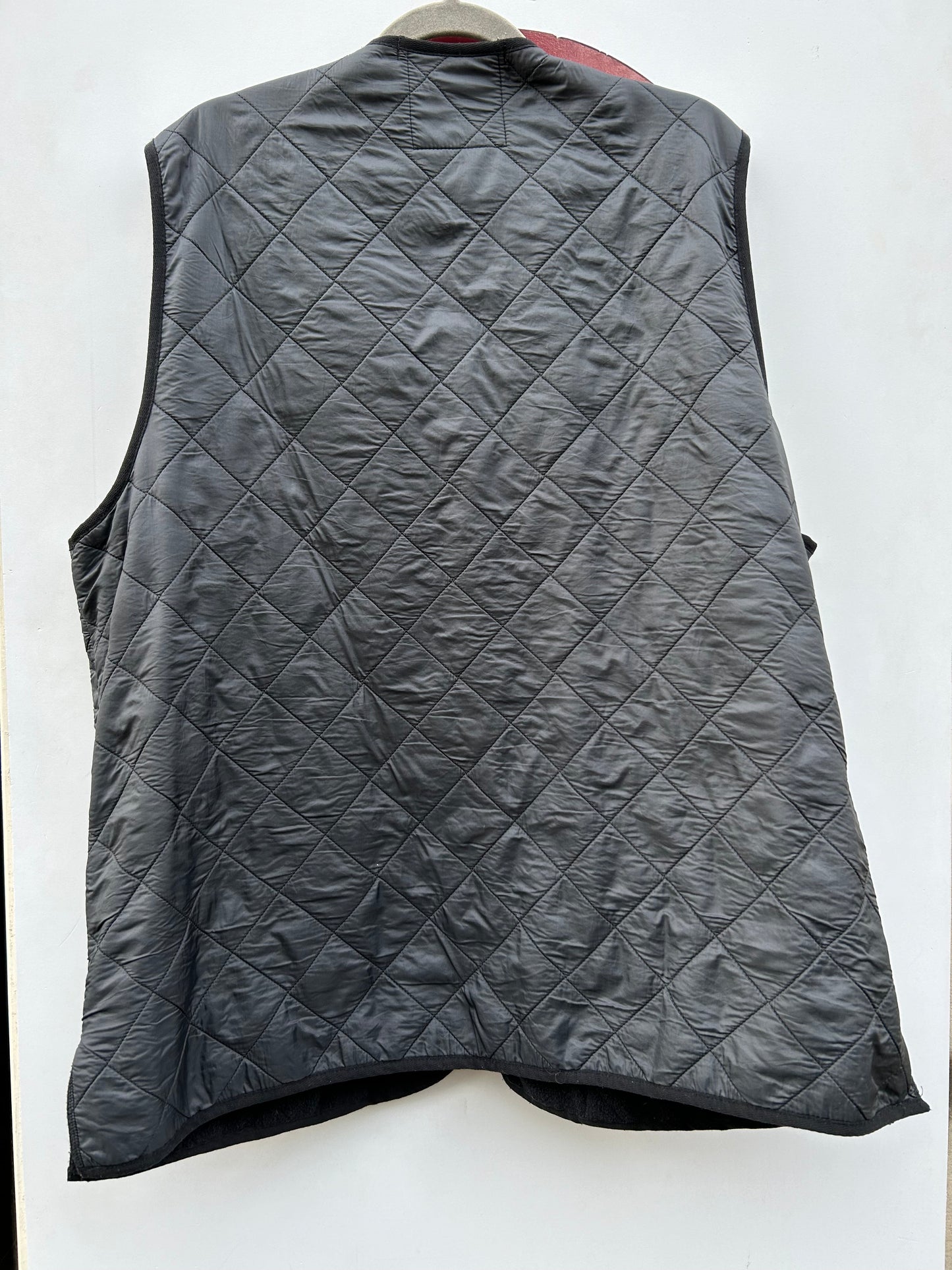 Gilet Barbour Polarquilt con pile nero XL black Polarquilt Waistcoat zip in liner XL