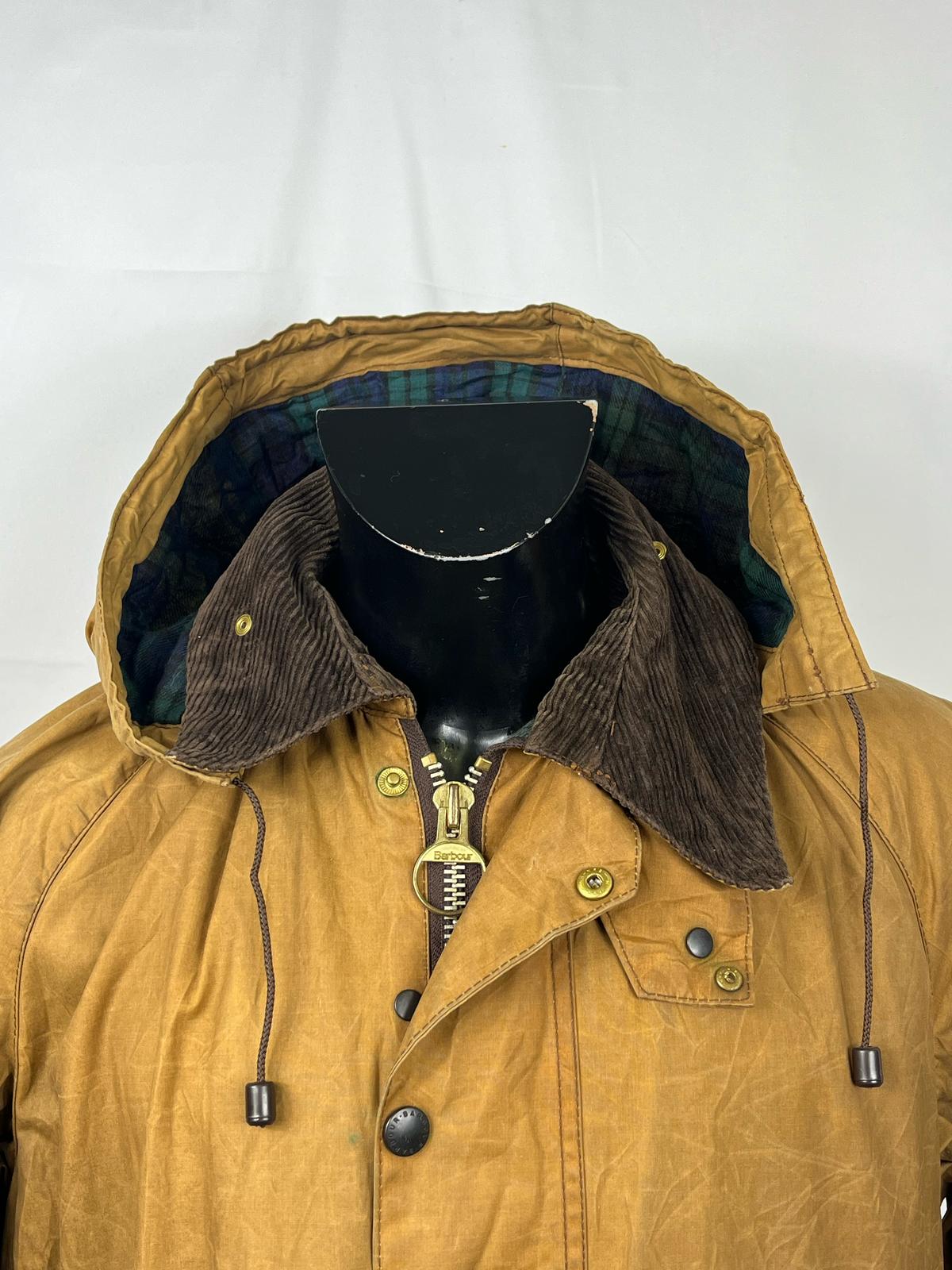 RARO Barbour Giacca Beaufort Beige vintage C40/102 cm Sandstone Beaufort Jacket Medium