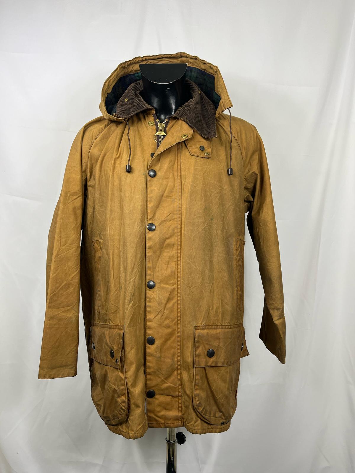 RARO Barbour Giacca Beaufort Beige vintage C40/102 cm Sandstone Beaufort Jacket Medium
