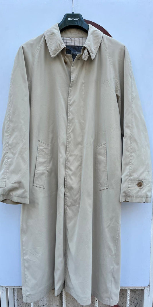 Barbour Trench Travel Mac  da uomo beige Small - Light Spring Trench Beige Jacket size S